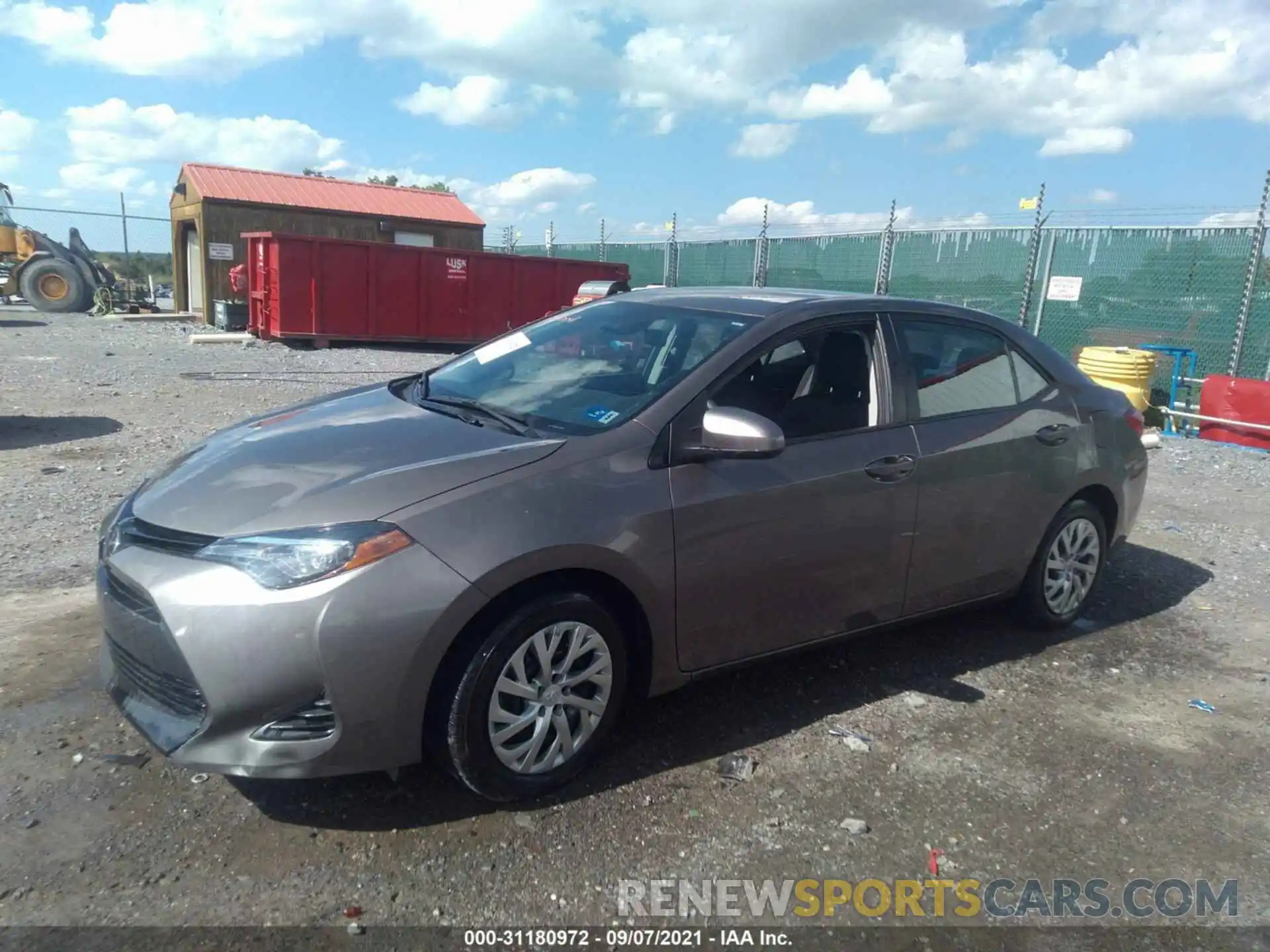 2 Photograph of a damaged car 2T1BURHEXKC218943 TOYOTA COROLLA 2019