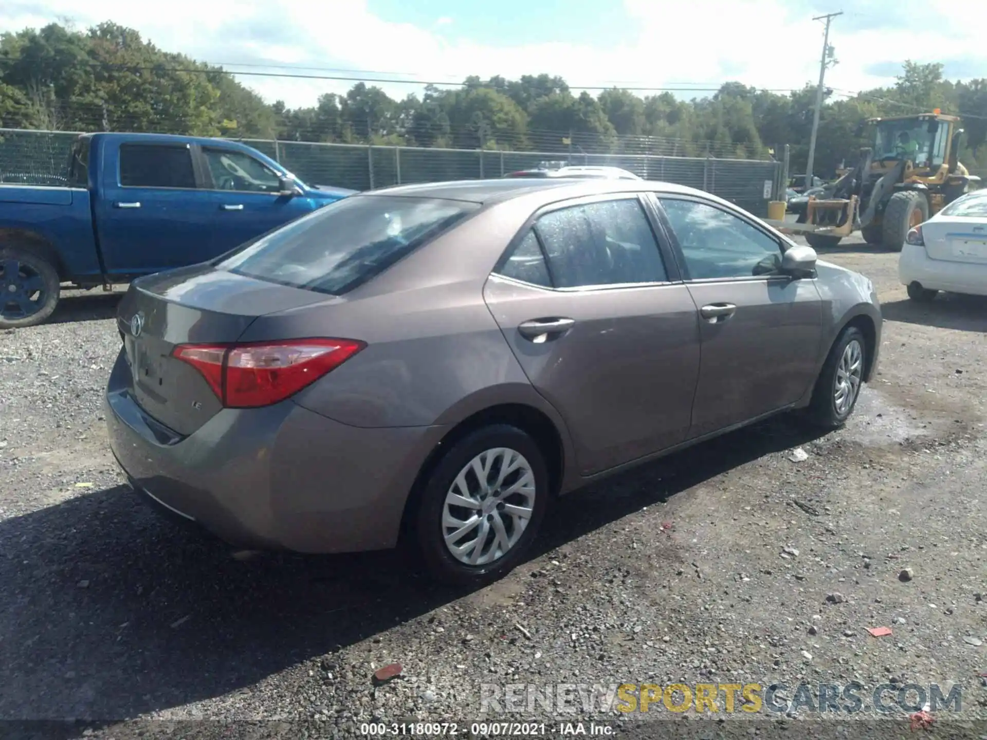 4 Photograph of a damaged car 2T1BURHEXKC218943 TOYOTA COROLLA 2019