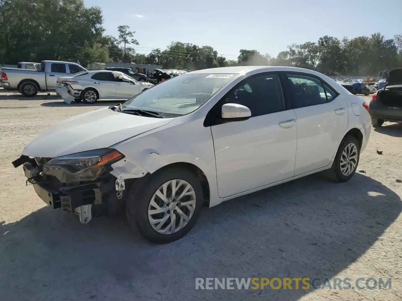 1 Photograph of a damaged car 2T1BURHEXKC219574 TOYOTA COROLLA 2019