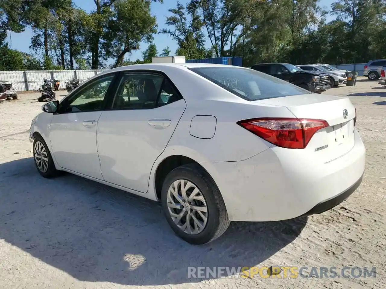 2 Photograph of a damaged car 2T1BURHEXKC219574 TOYOTA COROLLA 2019