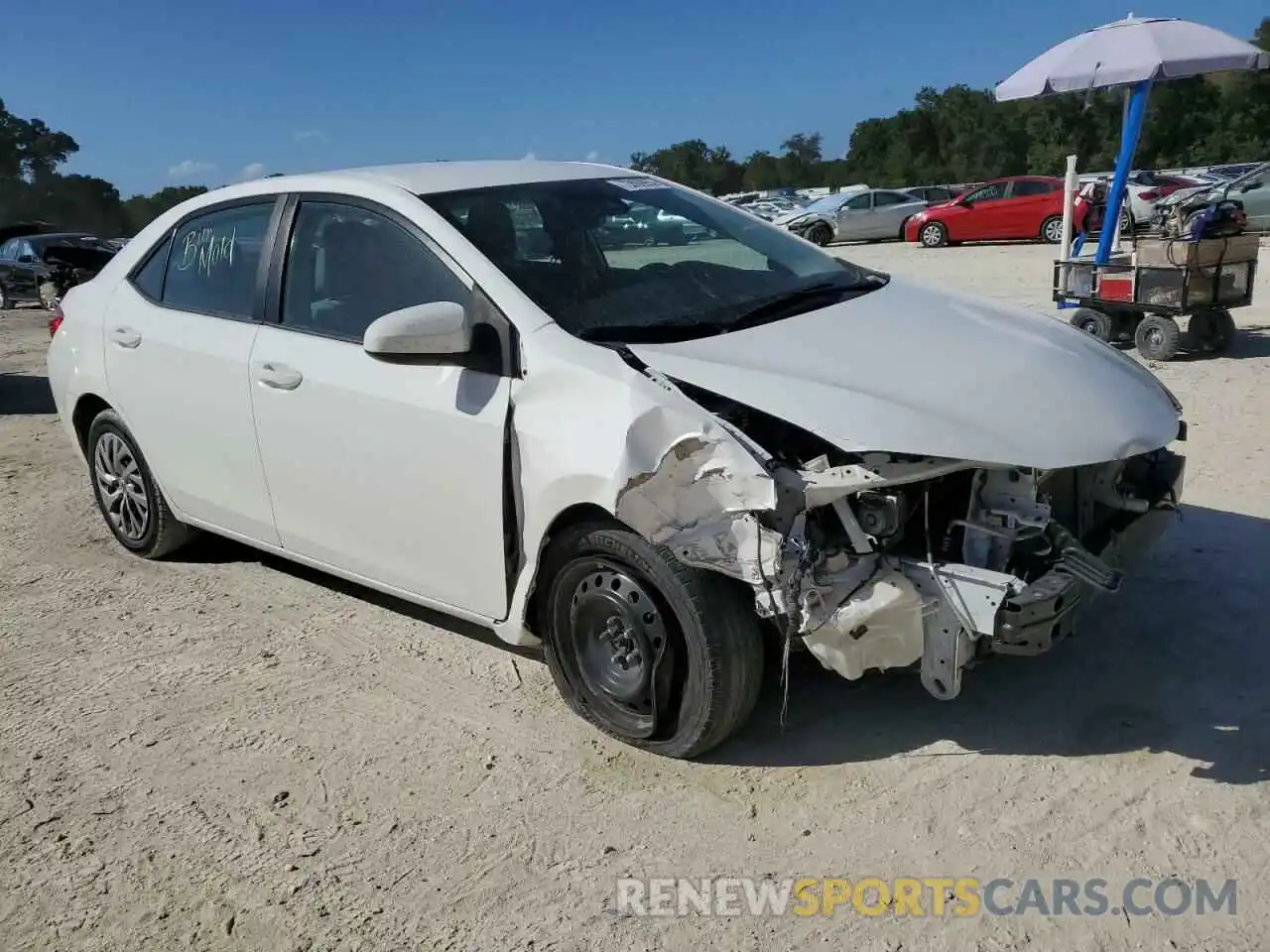 4 Photograph of a damaged car 2T1BURHEXKC219574 TOYOTA COROLLA 2019