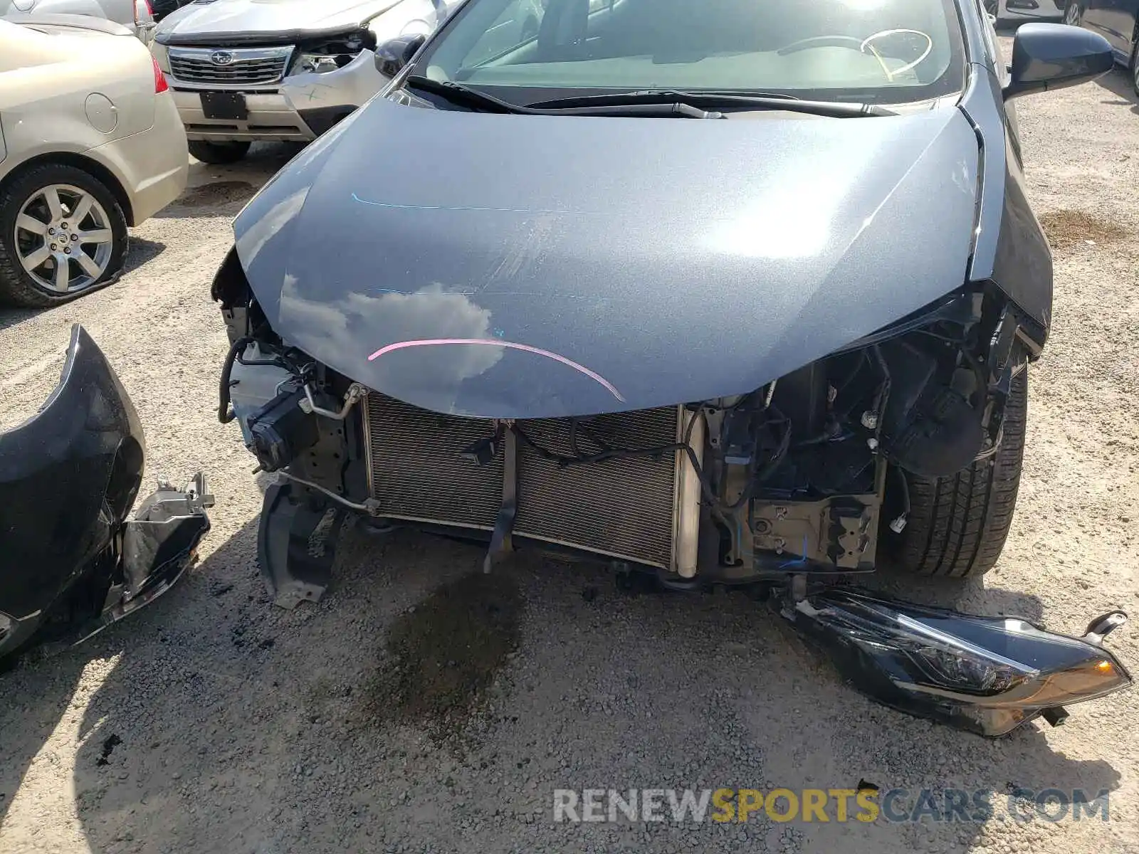 9 Photograph of a damaged car 2T1BURHEXKC220207 TOYOTA COROLLA 2019