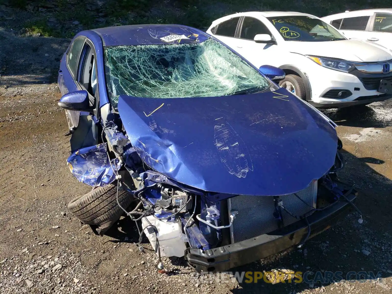 1 Photograph of a damaged car 2T1BURHEXKC220370 TOYOTA COROLLA 2019