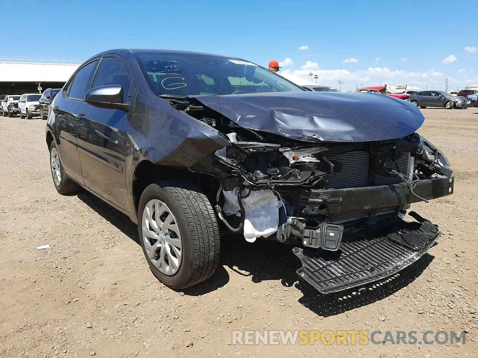 1 Photograph of a damaged car 2T1BURHEXKC220921 TOYOTA COROLLA 2019