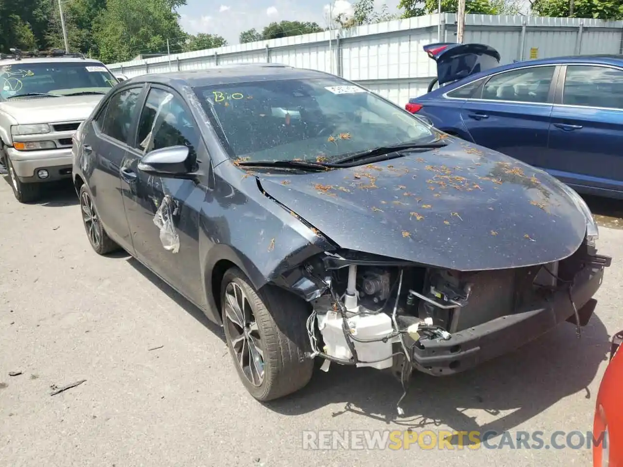 1 Photograph of a damaged car 2T1BURHEXKC221583 TOYOTA COROLLA 2019