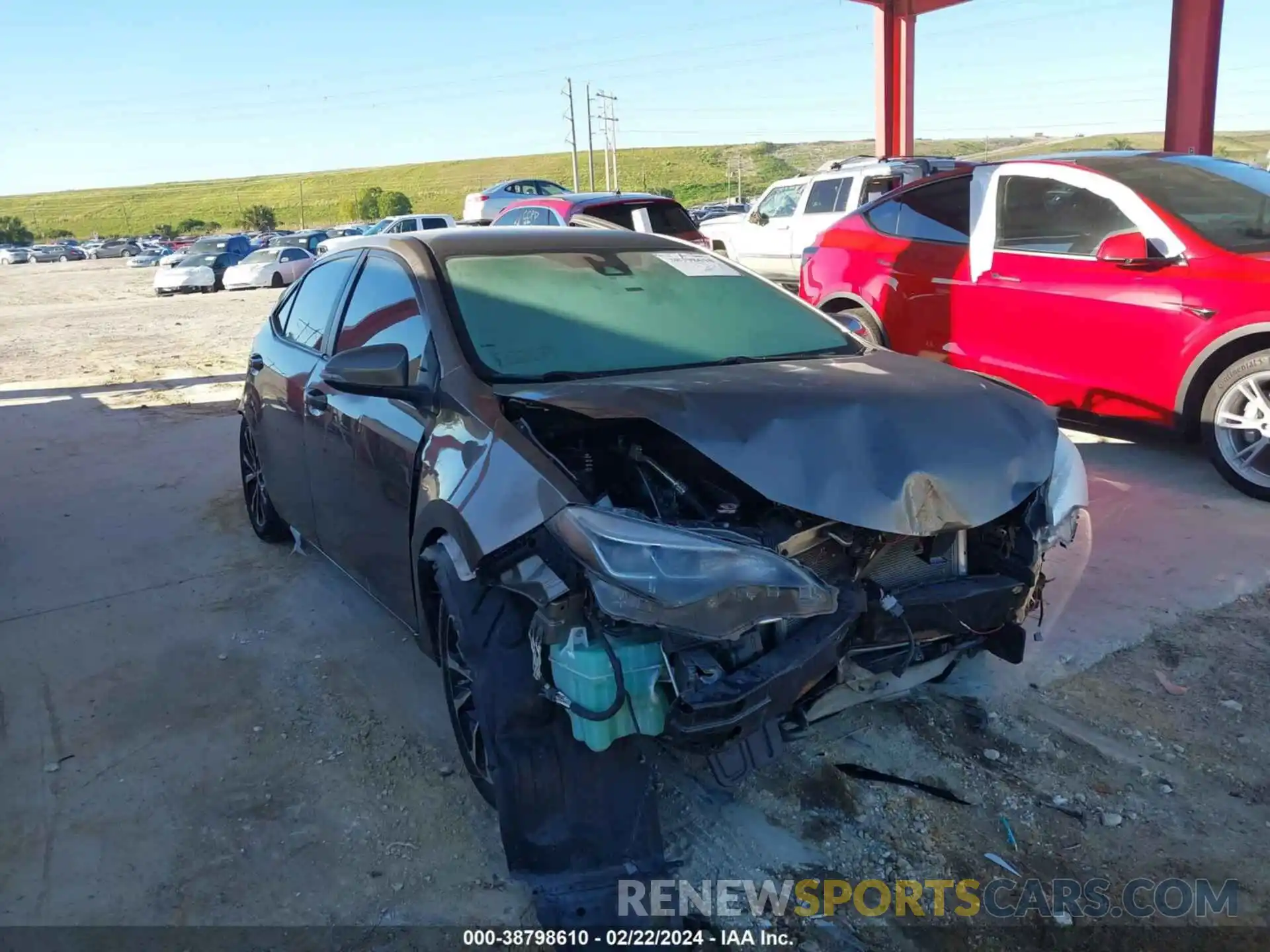 1 Photograph of a damaged car 2T1BURHEXKC221969 TOYOTA COROLLA 2019