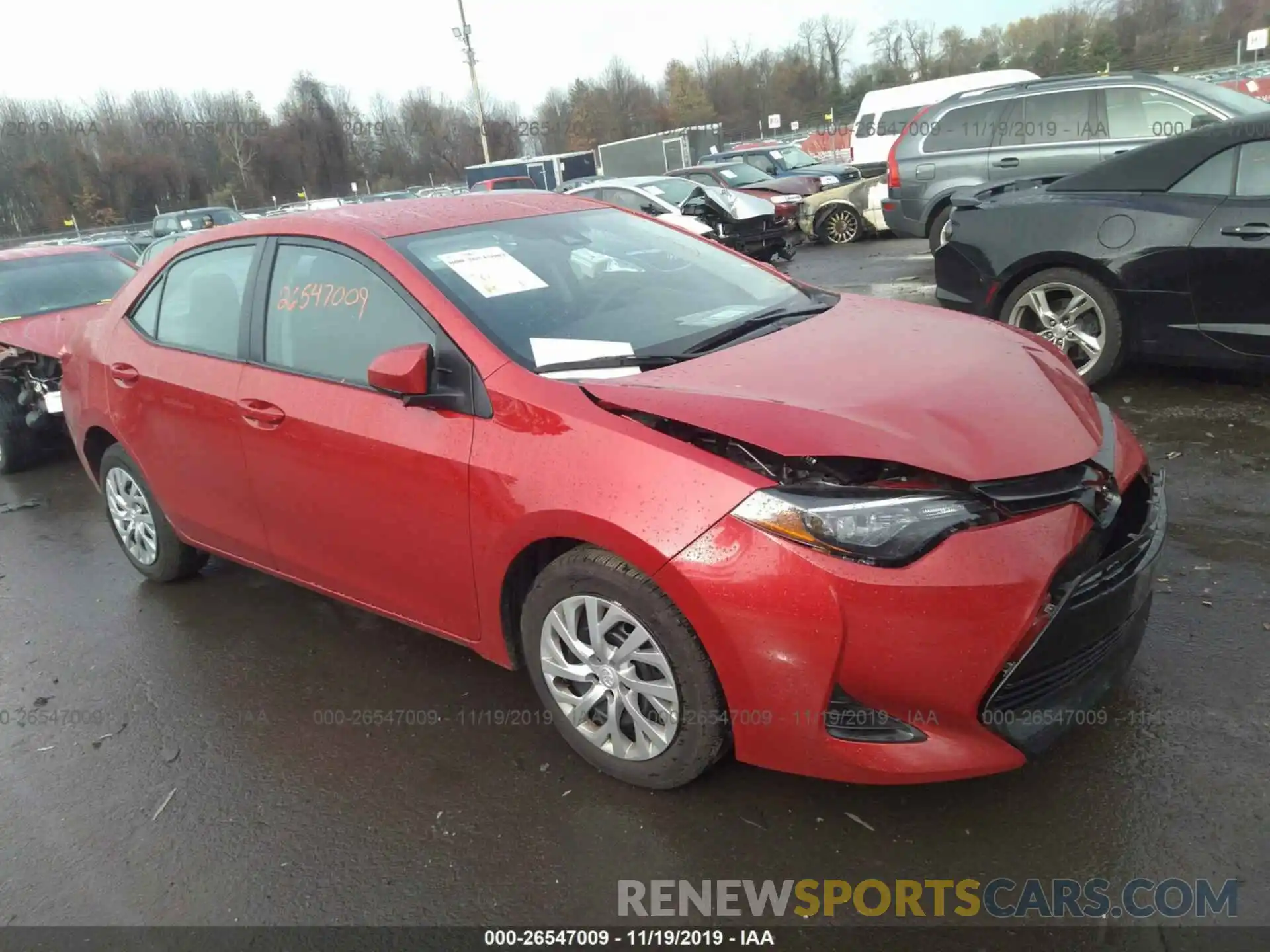 1 Photograph of a damaged car 2T1BURHEXKC222538 TOYOTA COROLLA 2019