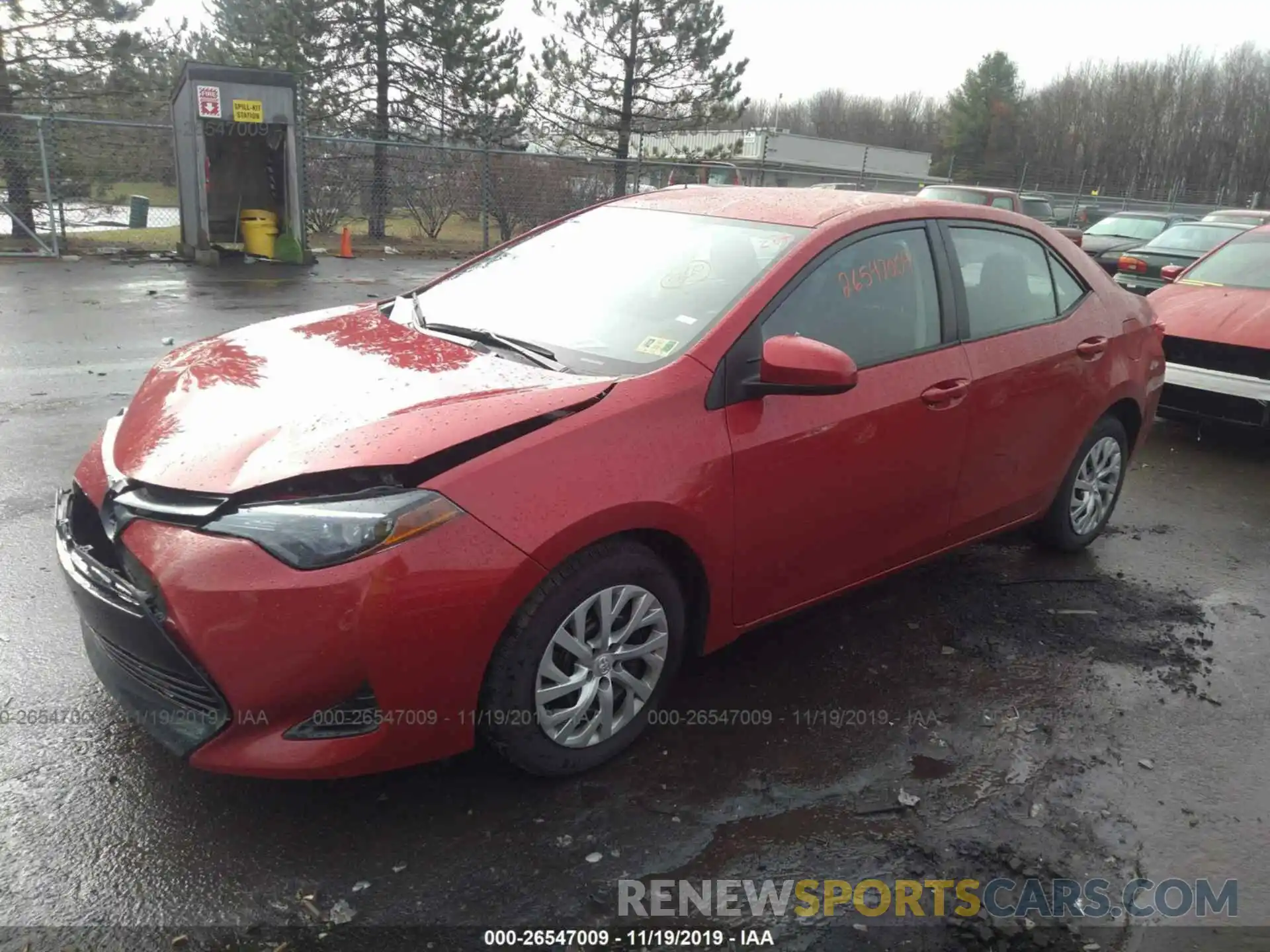 2 Photograph of a damaged car 2T1BURHEXKC222538 TOYOTA COROLLA 2019