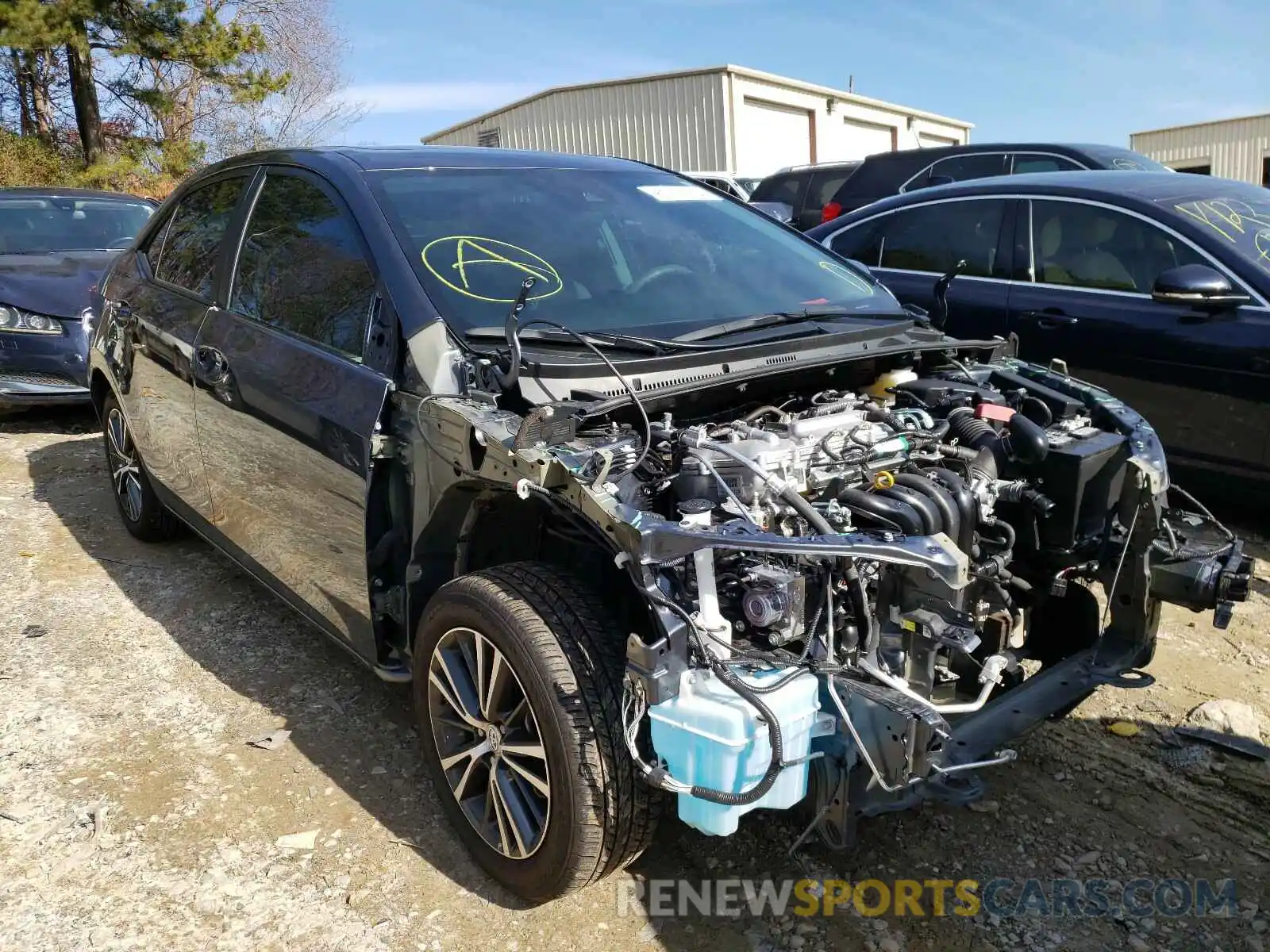 1 Photograph of a damaged car 2T1BURHEXKC222569 TOYOTA COROLLA 2019