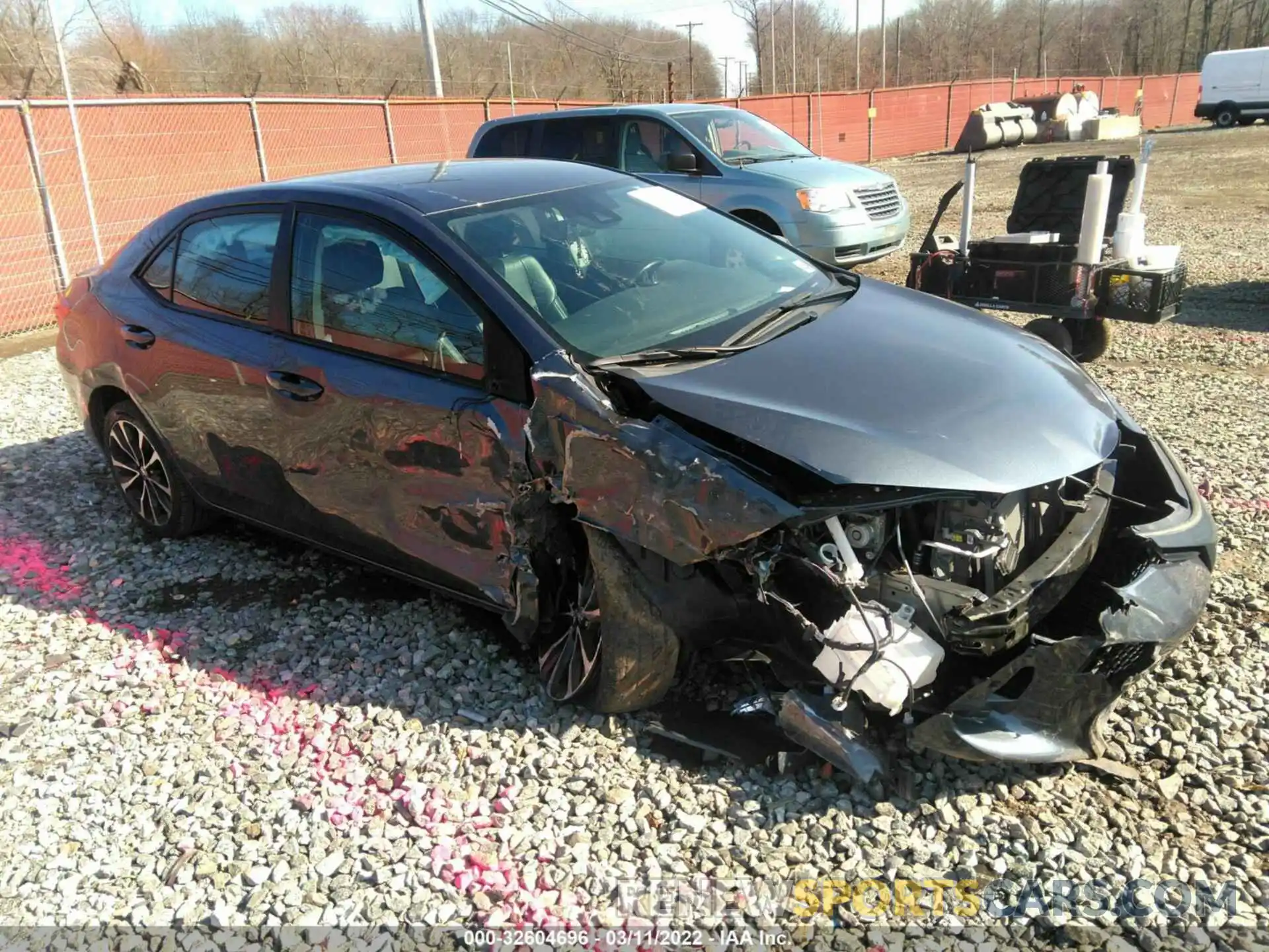 1 Photograph of a damaged car 2T1BURHEXKC222605 TOYOTA COROLLA 2019