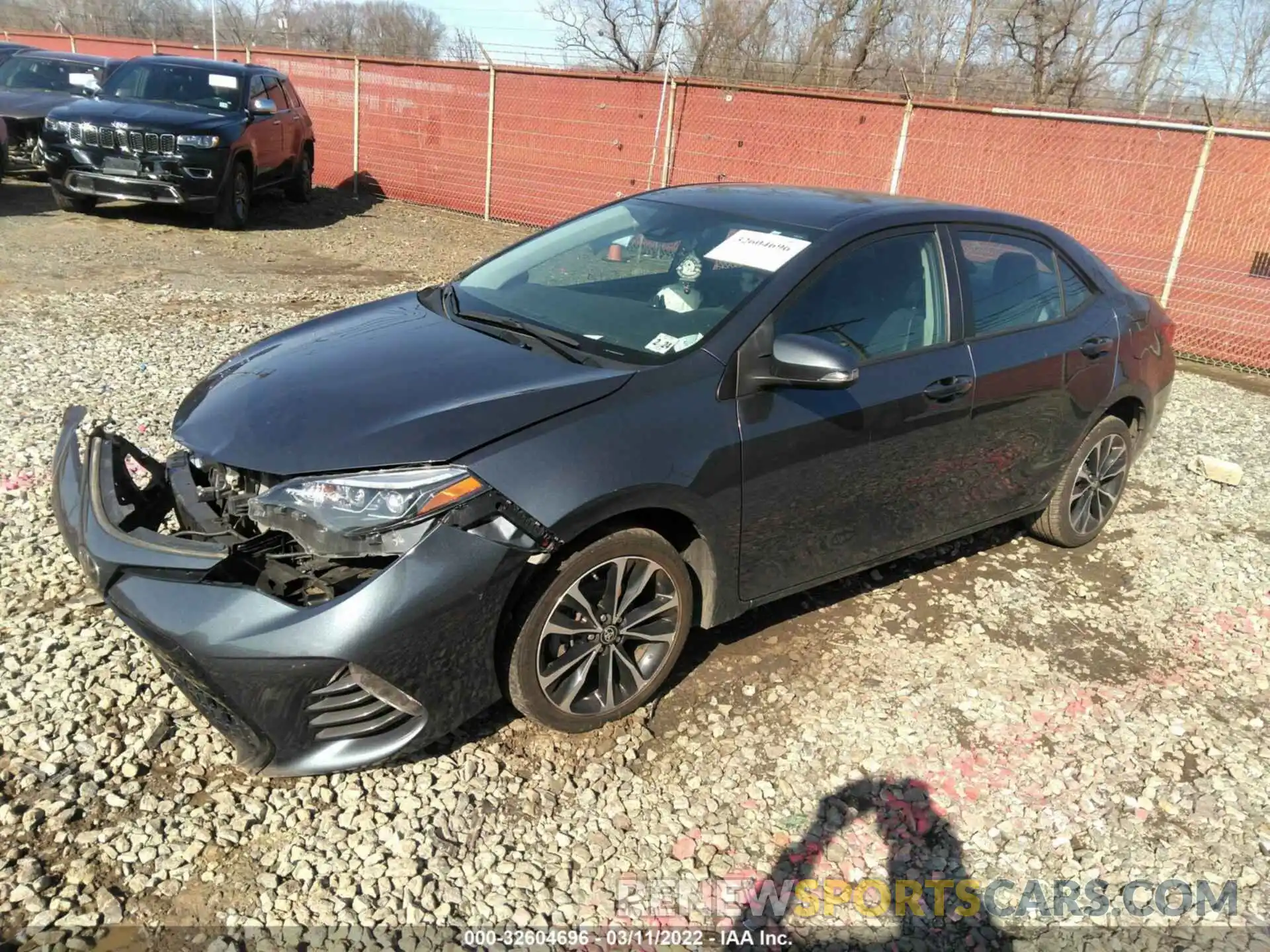 2 Photograph of a damaged car 2T1BURHEXKC222605 TOYOTA COROLLA 2019