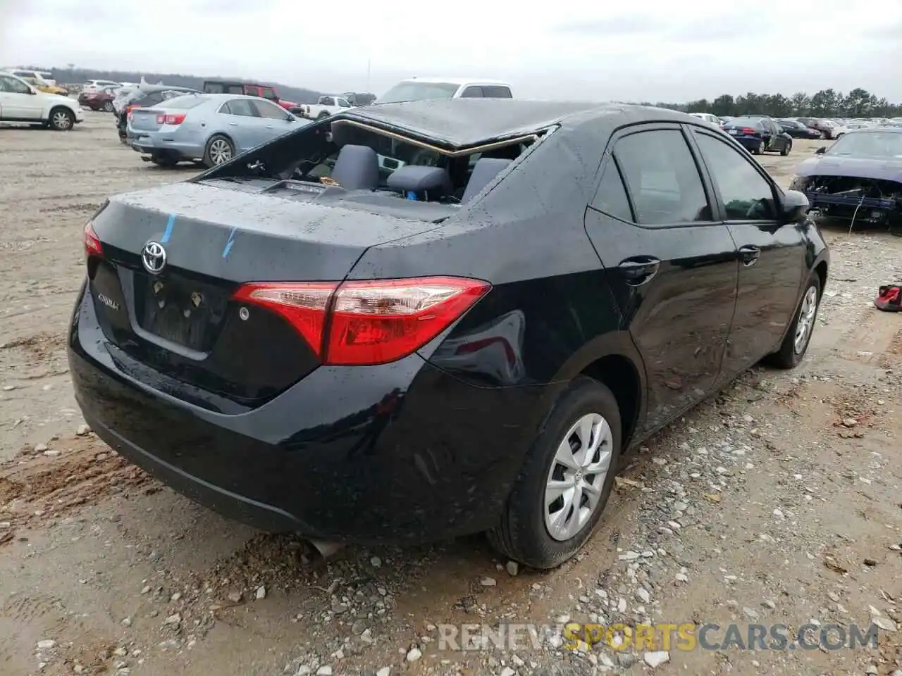 4 Photograph of a damaged car 2T1BURHEXKC222636 TOYOTA COROLLA 2019