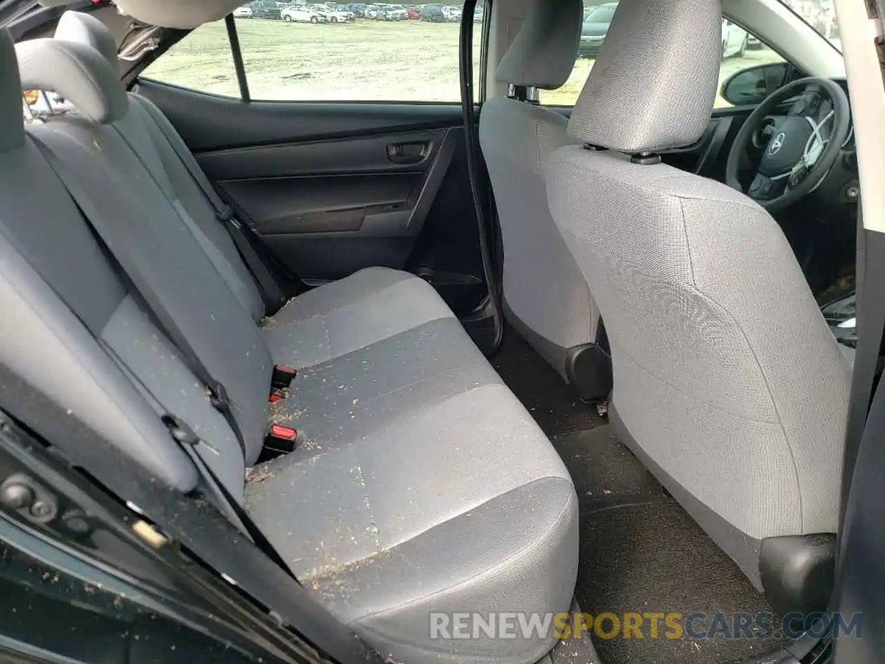 6 Photograph of a damaged car 2T1BURHEXKC222636 TOYOTA COROLLA 2019