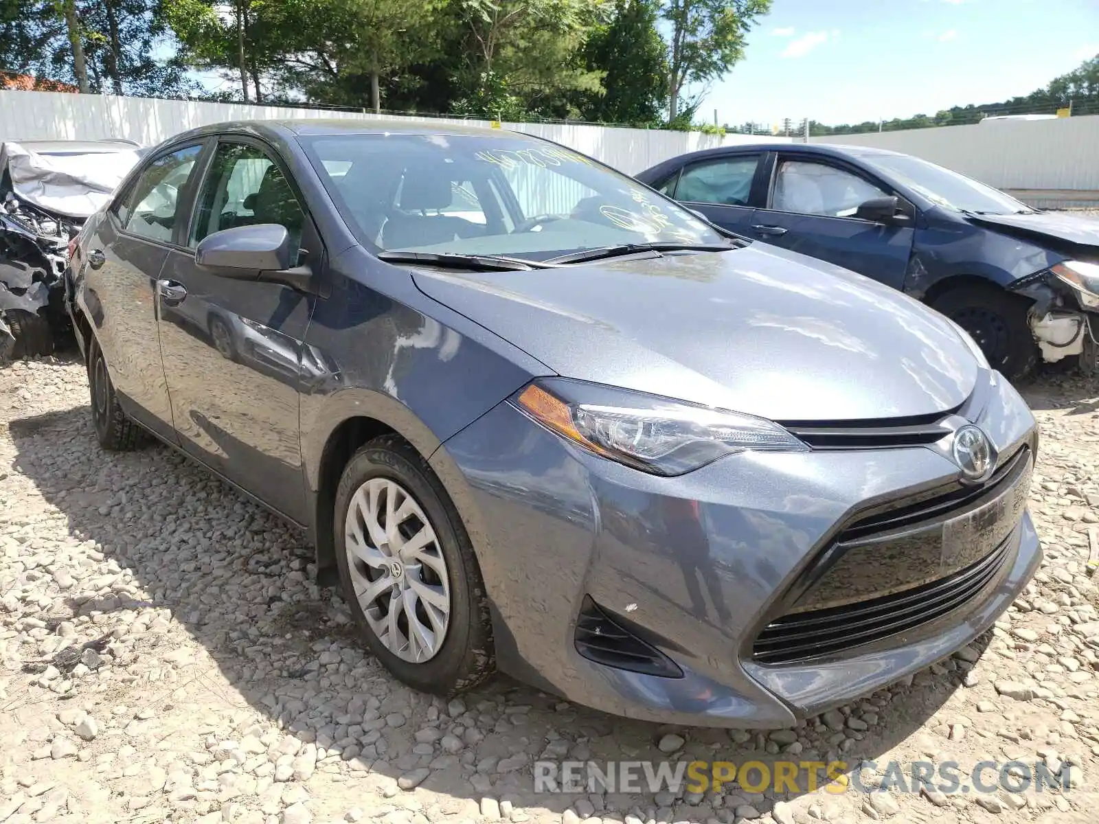 1 Photograph of a damaged car 2T1BURHEXKC222703 TOYOTA COROLLA 2019