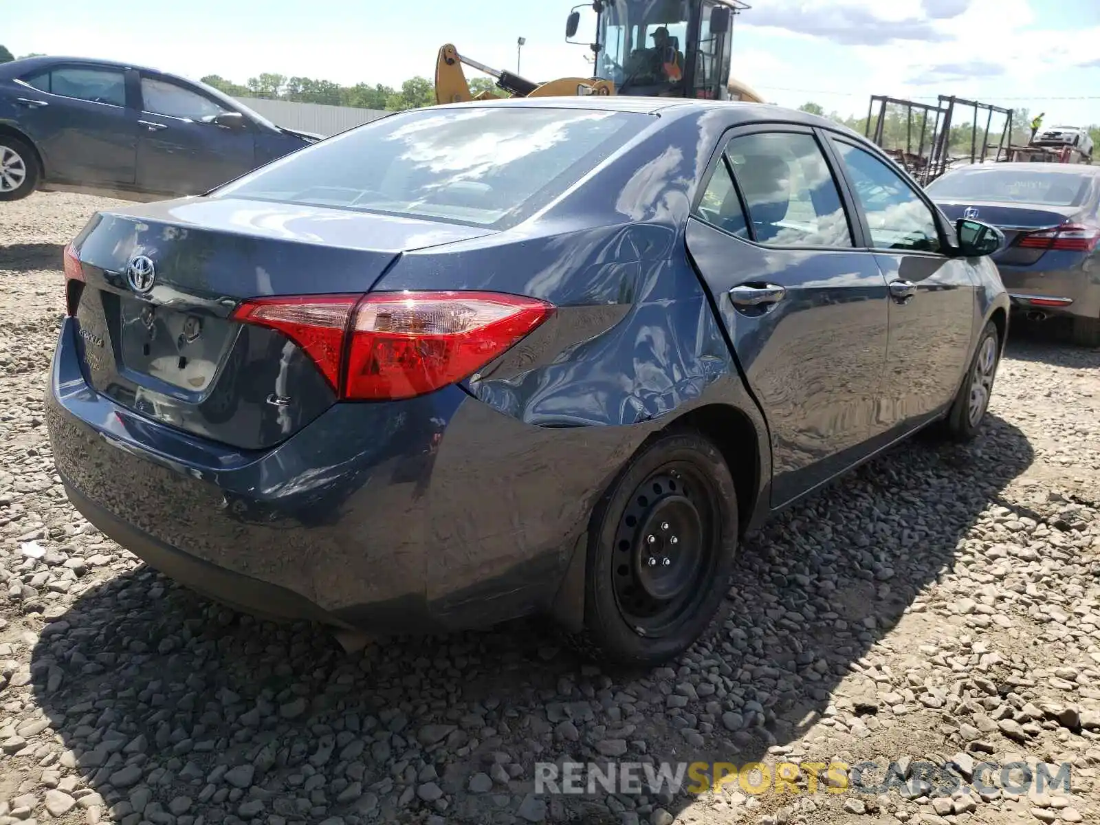 4 Photograph of a damaged car 2T1BURHEXKC222703 TOYOTA COROLLA 2019