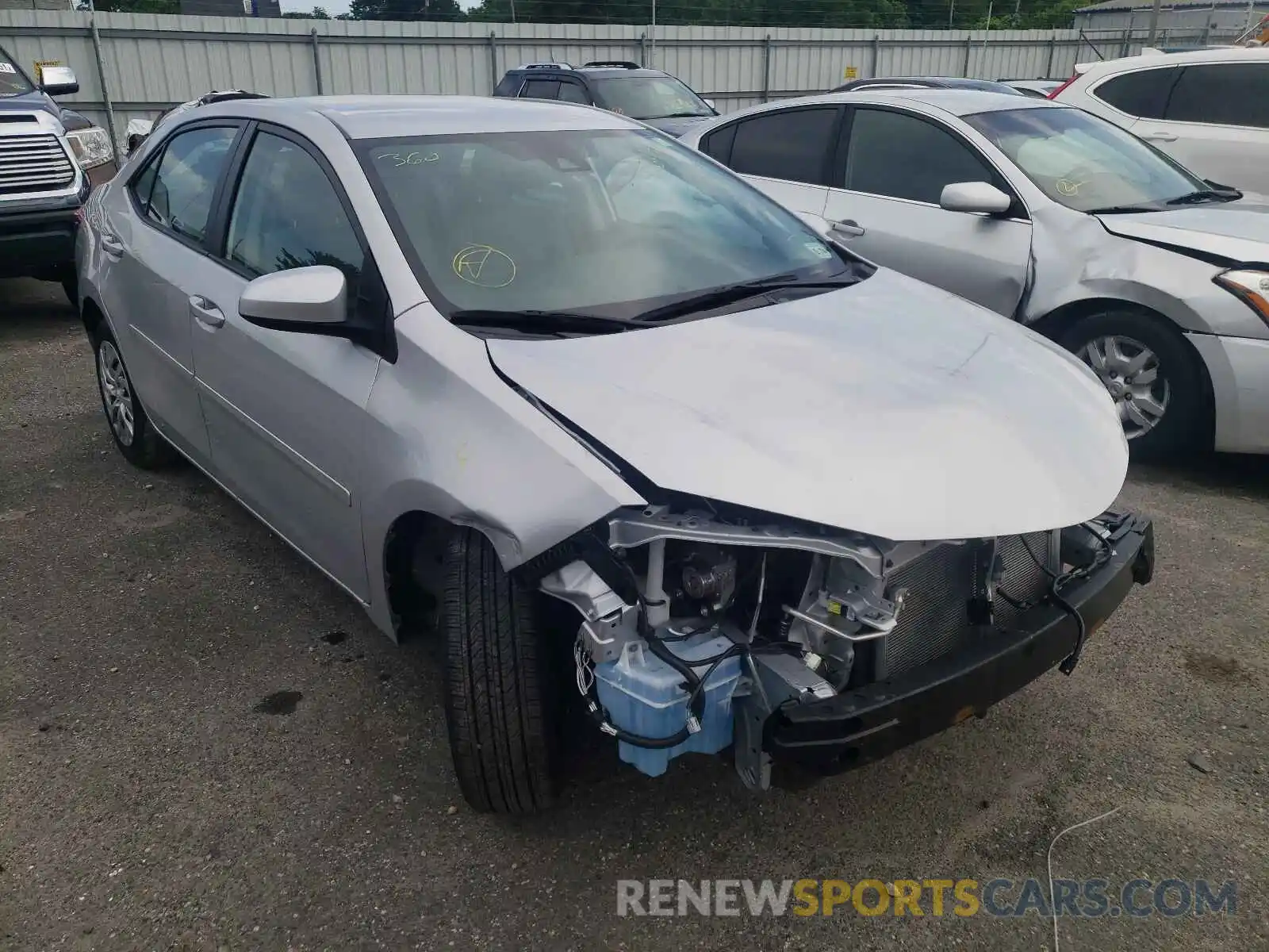 1 Photograph of a damaged car 2T1BURHEXKC222720 TOYOTA COROLLA 2019