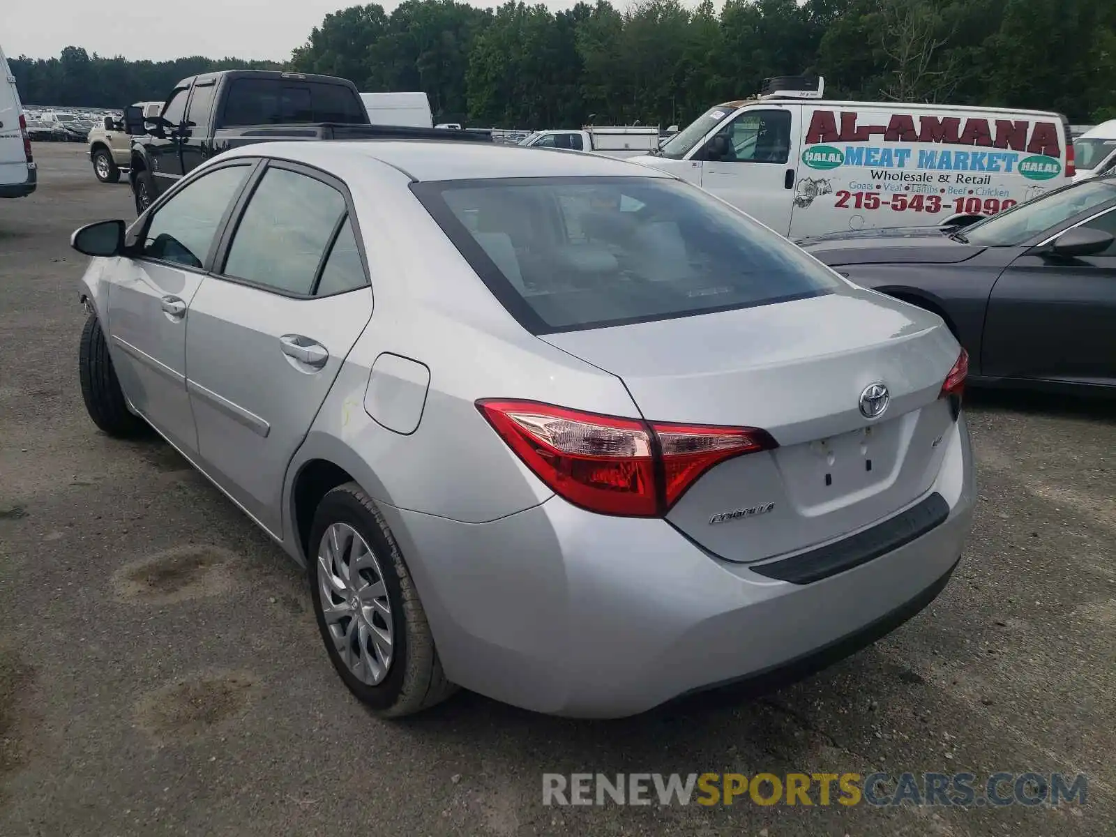 3 Photograph of a damaged car 2T1BURHEXKC222720 TOYOTA COROLLA 2019