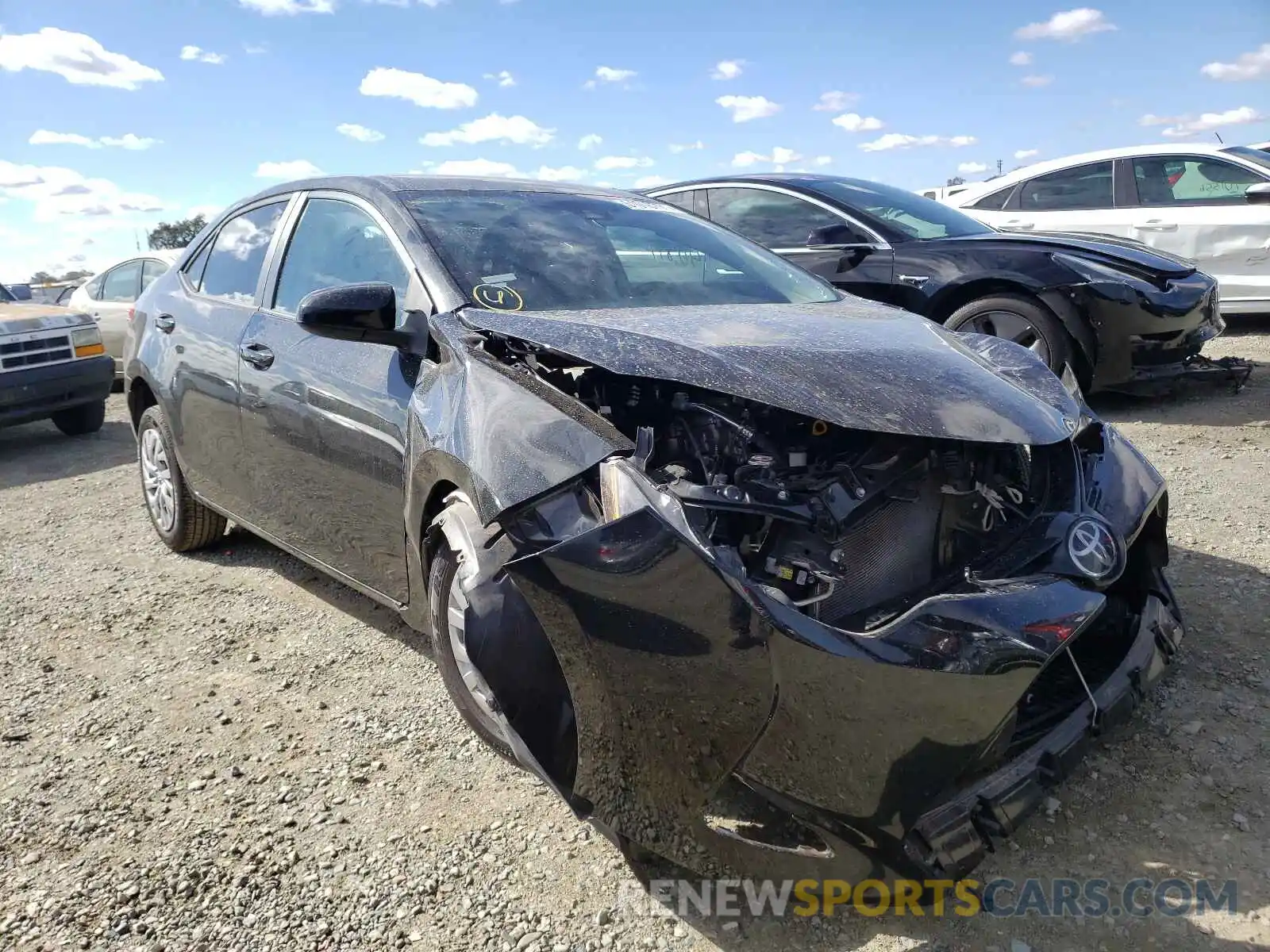 1 Photograph of a damaged car 2T1BURHEXKC223186 TOYOTA COROLLA 2019