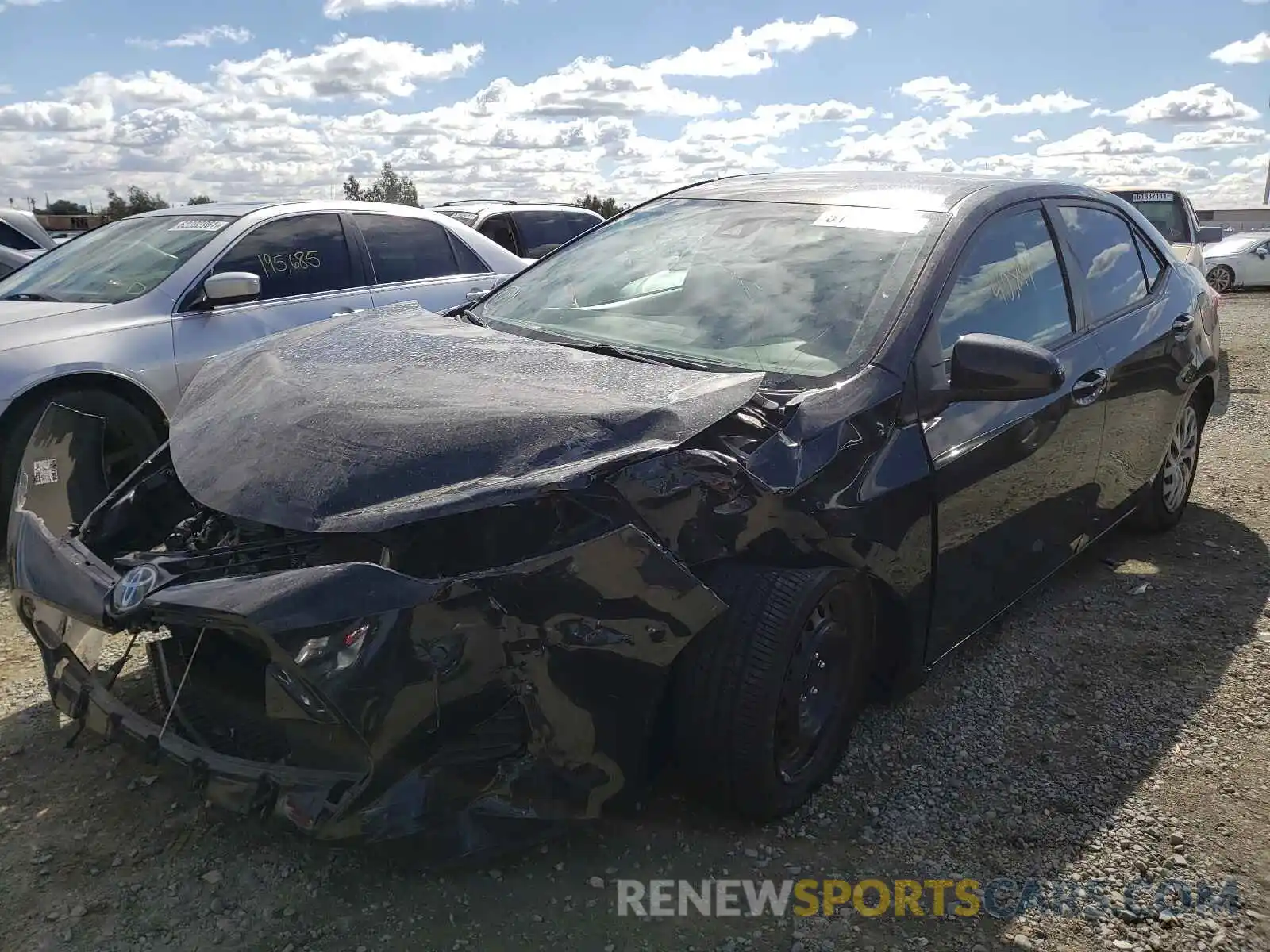 2 Photograph of a damaged car 2T1BURHEXKC223186 TOYOTA COROLLA 2019