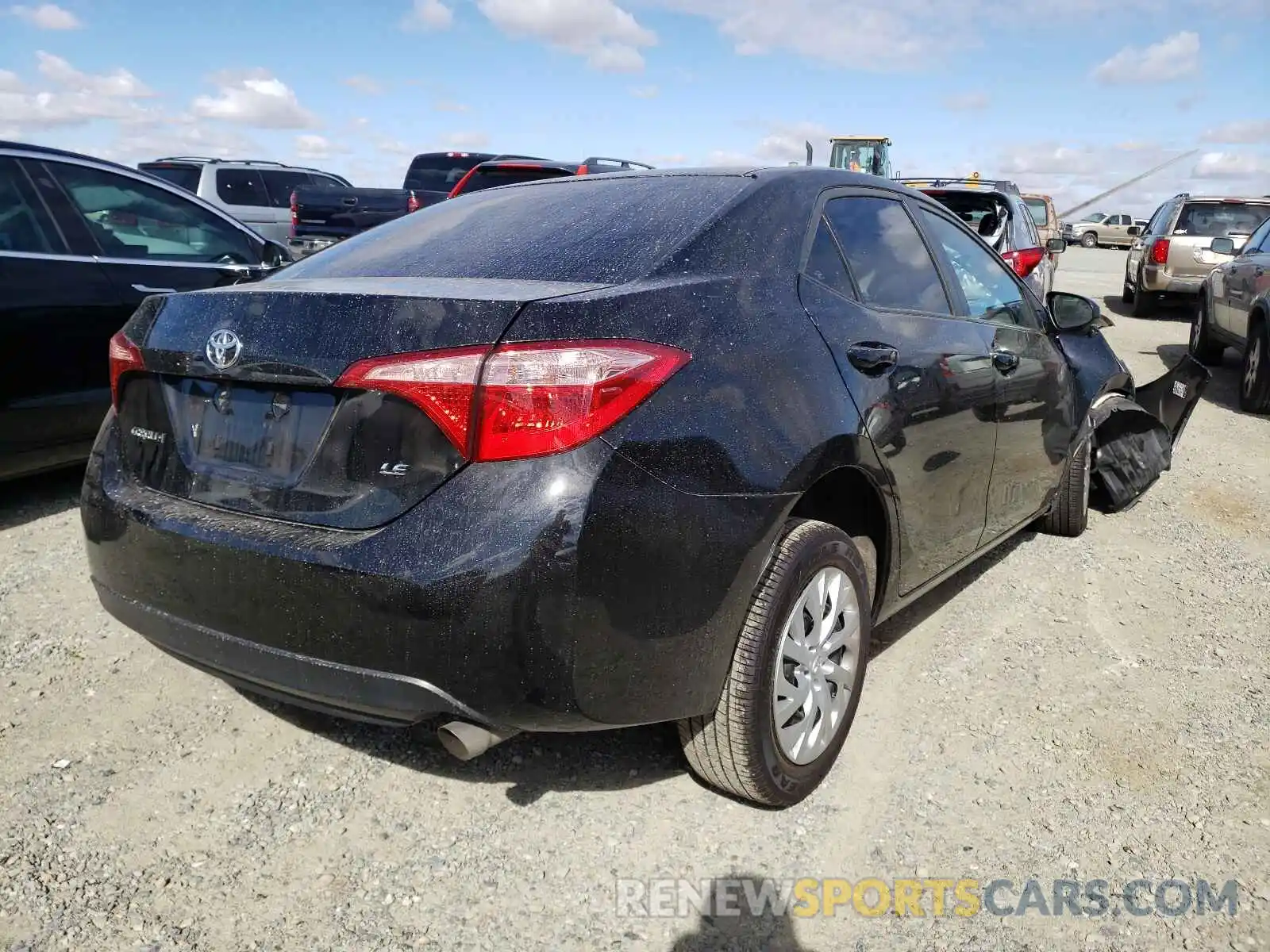 4 Photograph of a damaged car 2T1BURHEXKC223186 TOYOTA COROLLA 2019