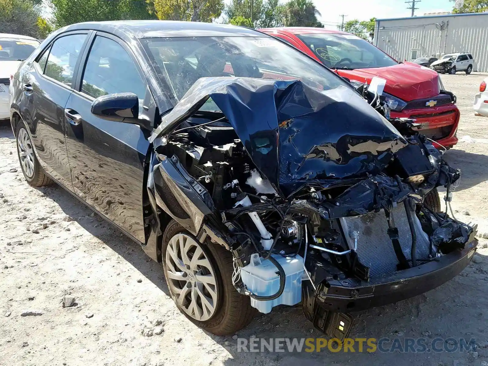 1 Photograph of a damaged car 2T1BURHEXKC223415 TOYOTA COROLLA 2019