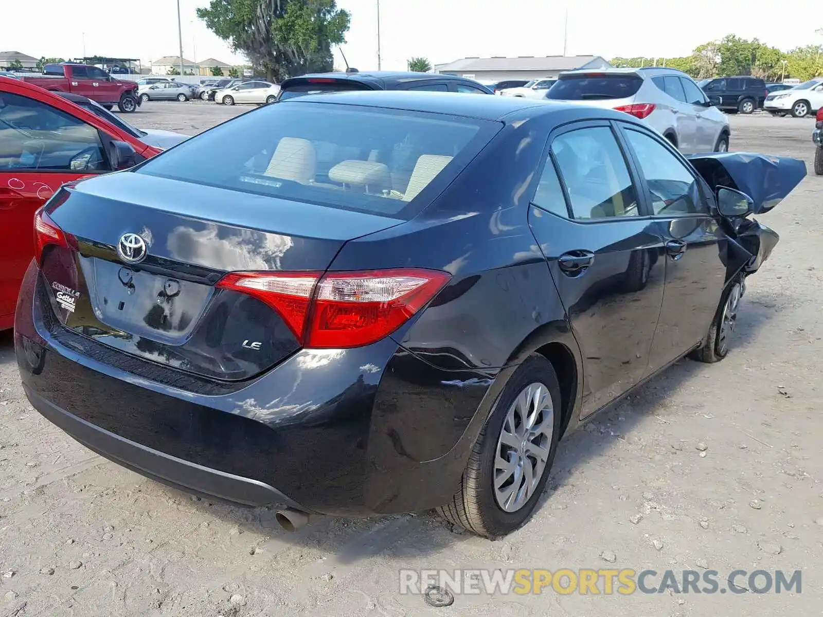 4 Photograph of a damaged car 2T1BURHEXKC223415 TOYOTA COROLLA 2019