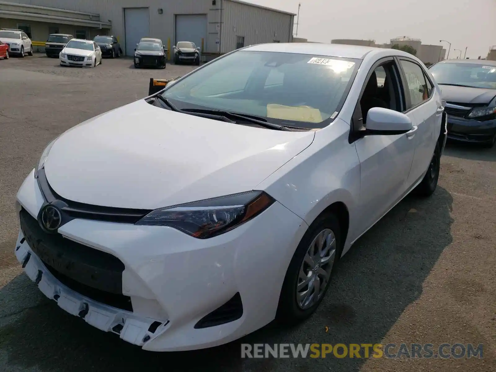 2 Photograph of a damaged car 2T1BURHEXKC223866 TOYOTA COROLLA 2019