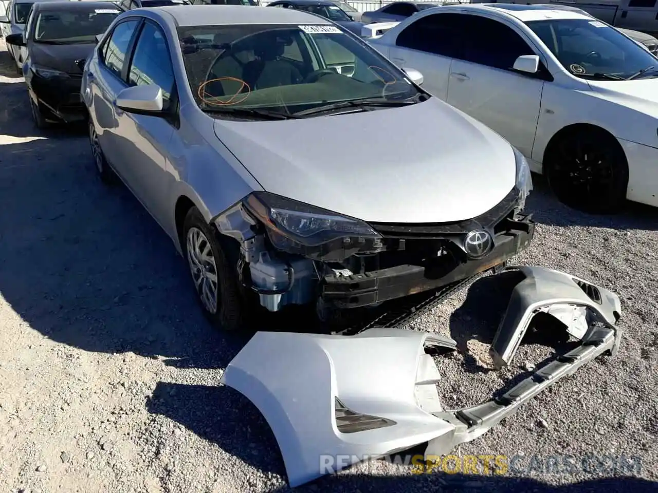 1 Photograph of a damaged car 2T1BURHEXKC223883 TOYOTA COROLLA 2019