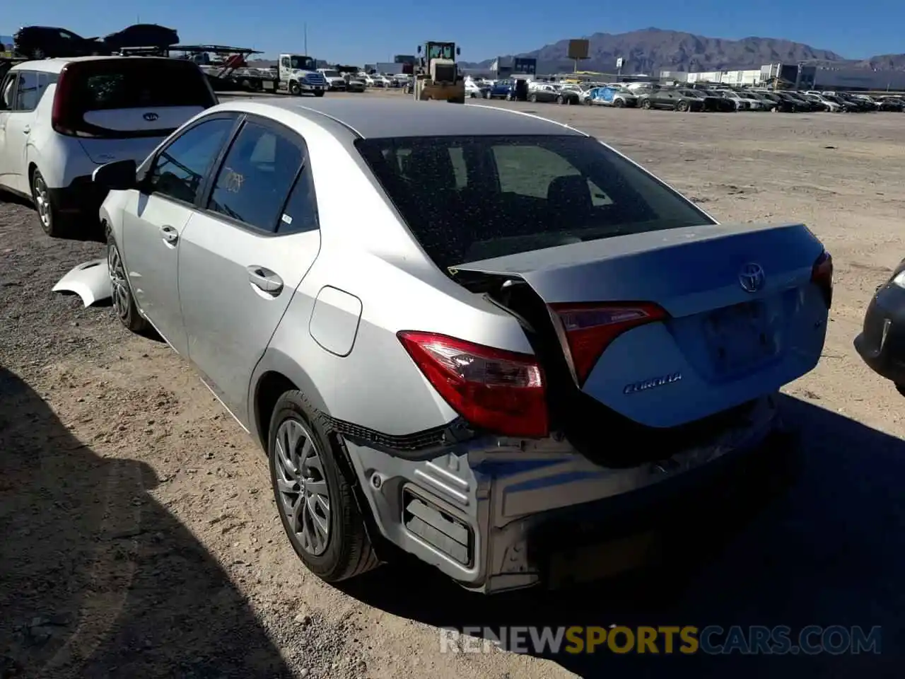 3 Photograph of a damaged car 2T1BURHEXKC223883 TOYOTA COROLLA 2019