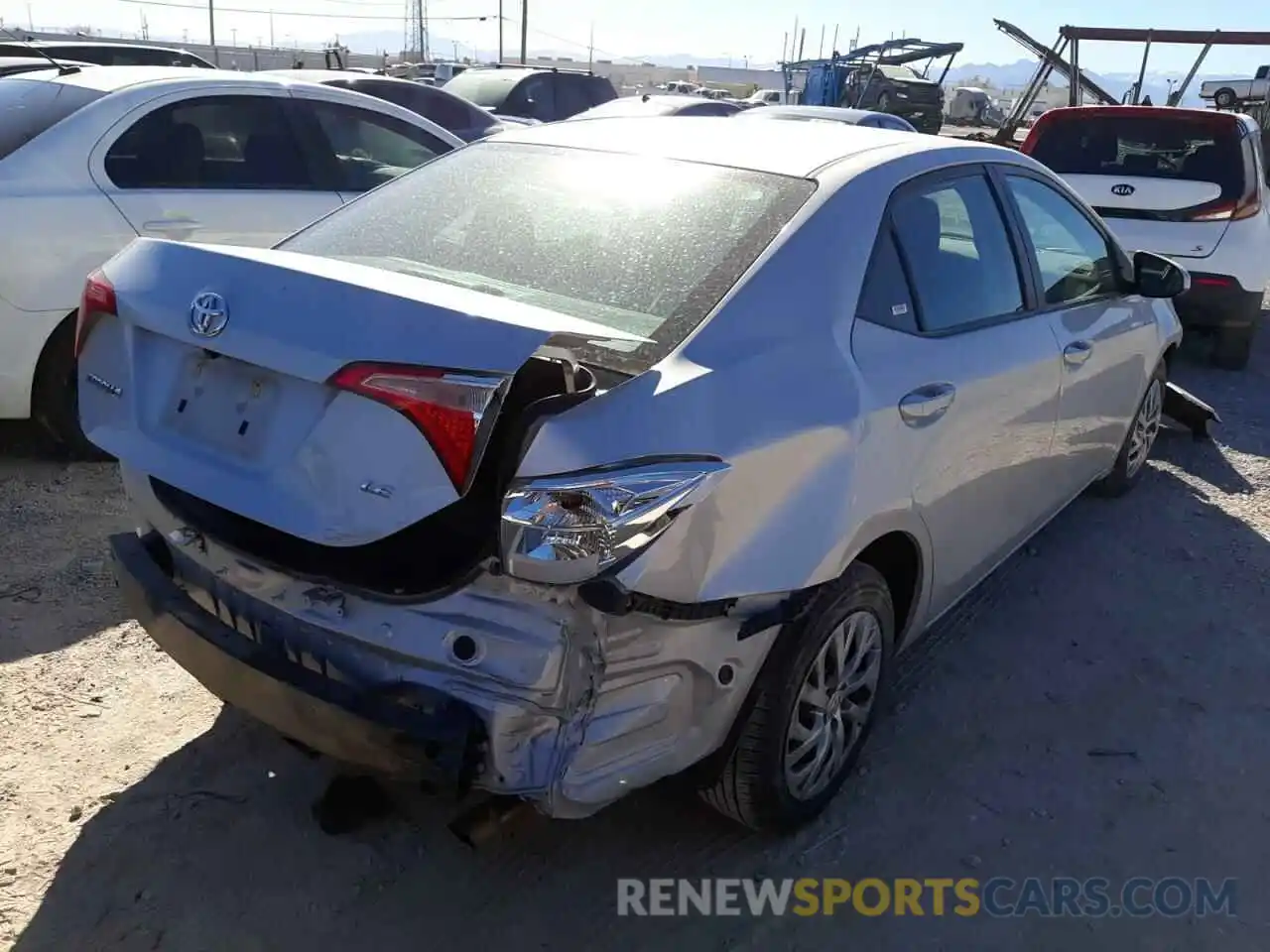 4 Photograph of a damaged car 2T1BURHEXKC223883 TOYOTA COROLLA 2019