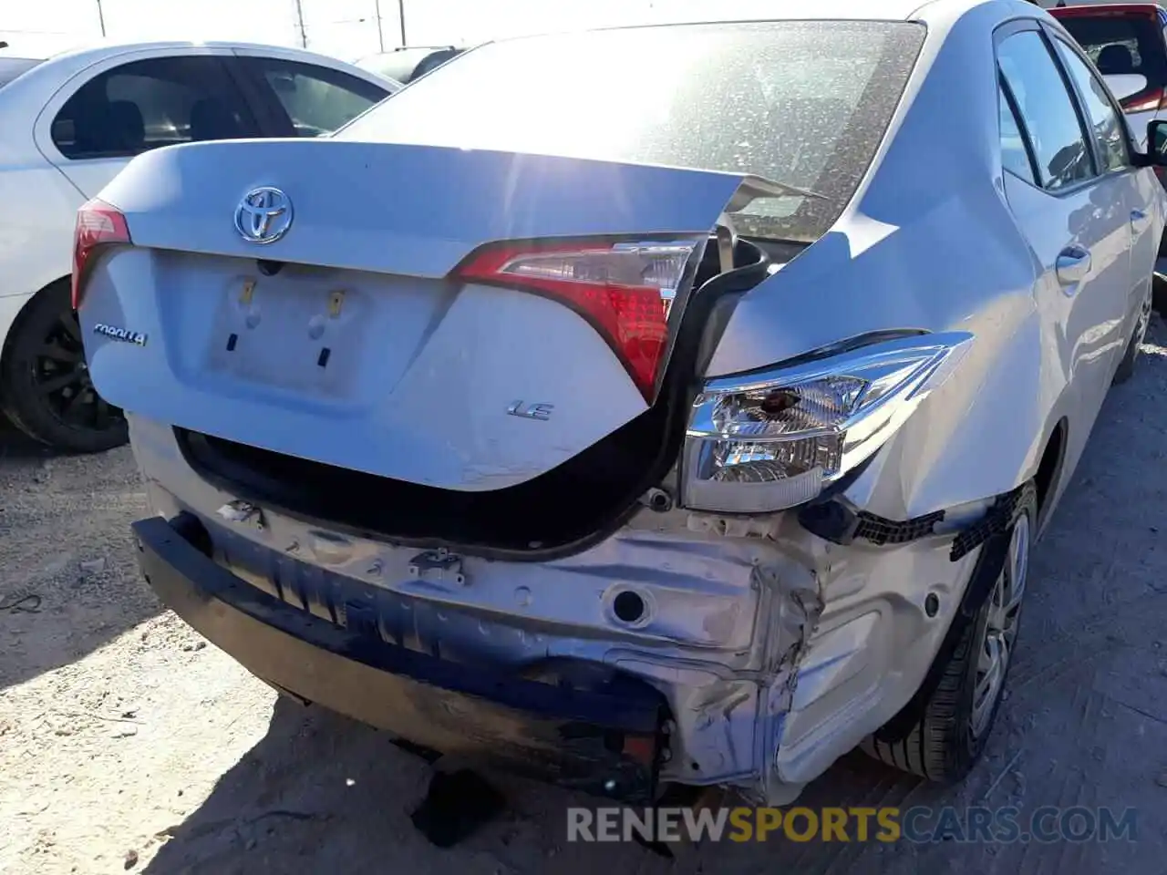 9 Photograph of a damaged car 2T1BURHEXKC223883 TOYOTA COROLLA 2019