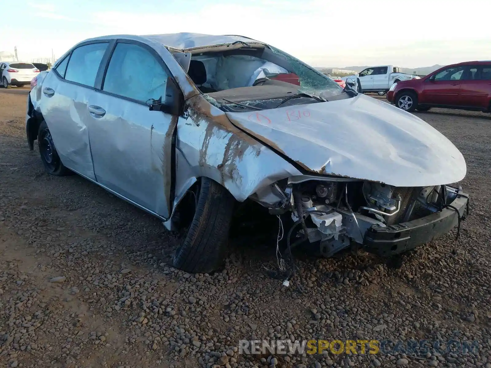 1 Photograph of a damaged car 2T1BURHEXKC223897 TOYOTA COROLLA 2019