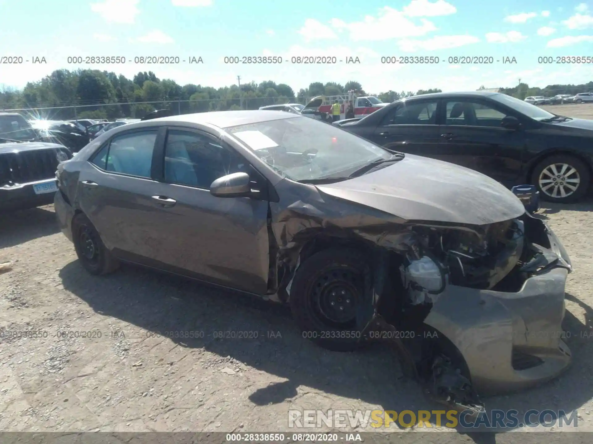 1 Photograph of a damaged car 2T1BURHEXKC223981 TOYOTA COROLLA 2019