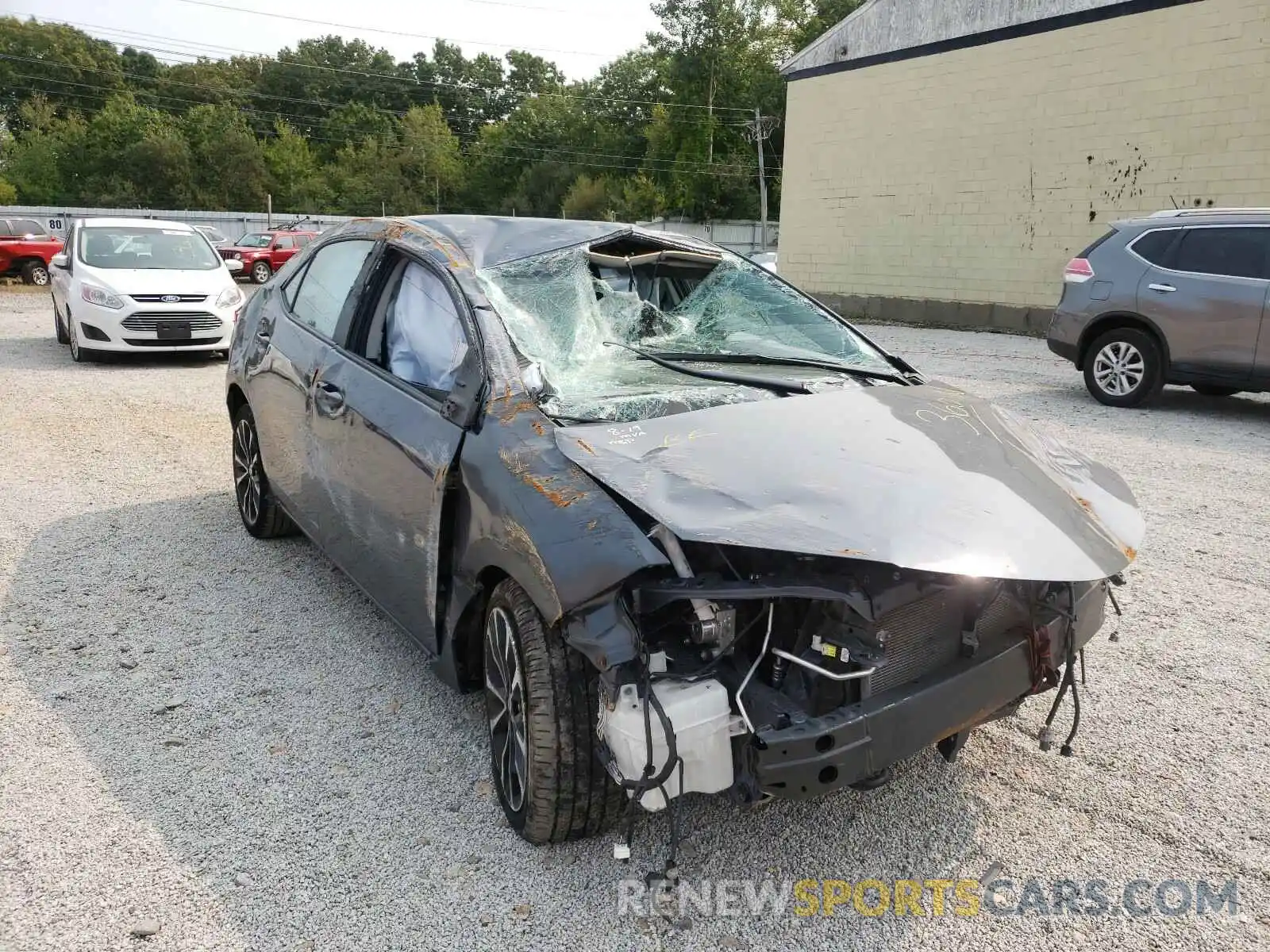 1 Photograph of a damaged car 2T1BURHEXKC224113 TOYOTA COROLLA 2019