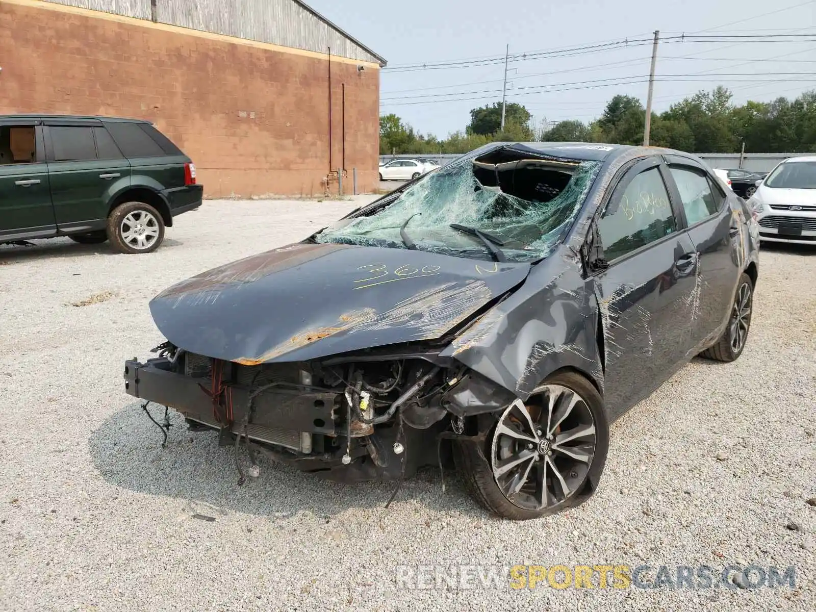 2 Photograph of a damaged car 2T1BURHEXKC224113 TOYOTA COROLLA 2019