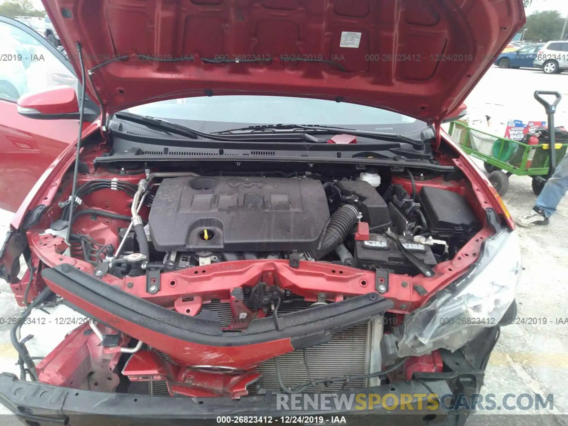 10 Photograph of a damaged car 2T1BURHEXKC224225 TOYOTA COROLLA 2019