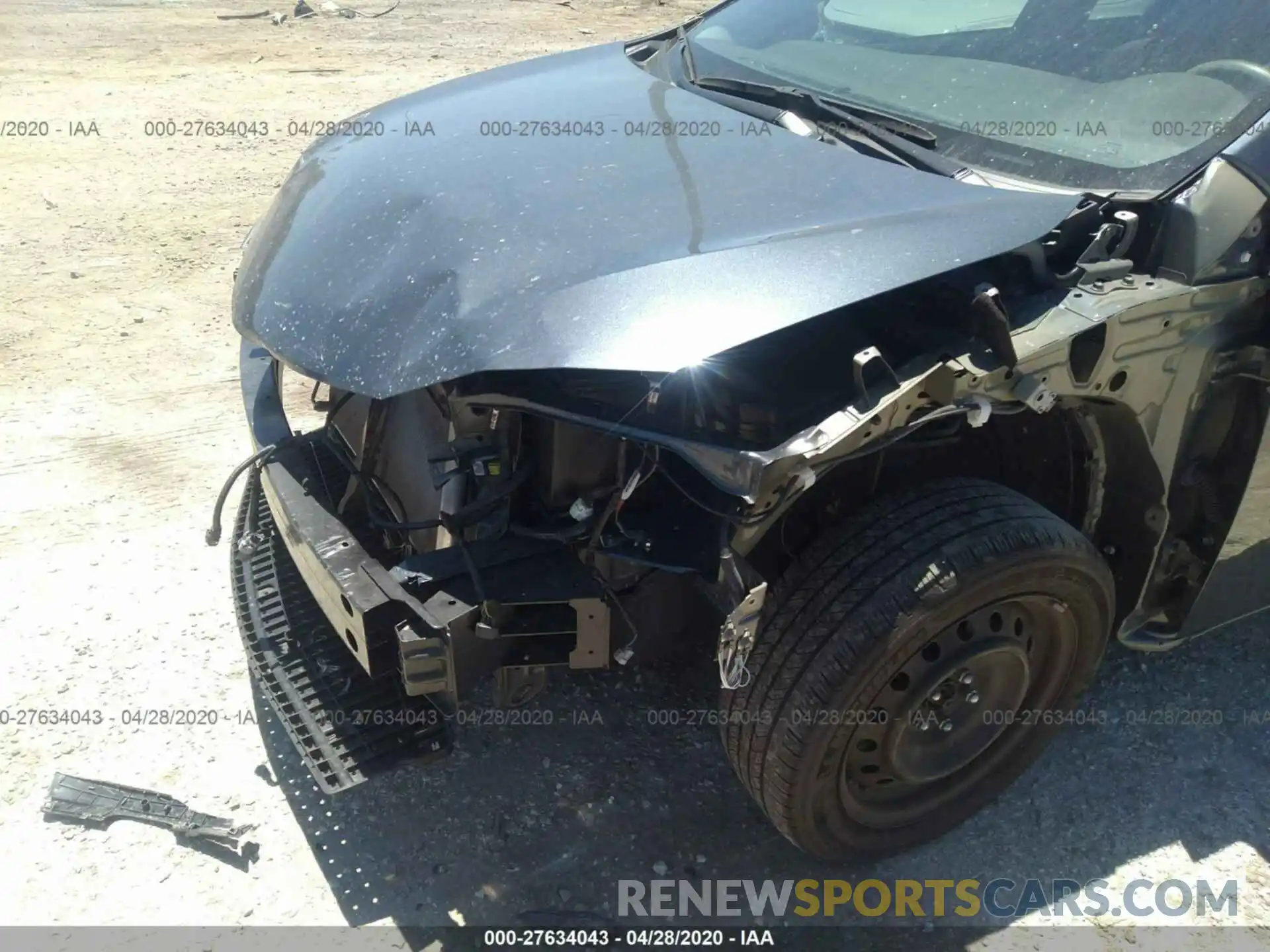 6 Photograph of a damaged car 2T1BURHEXKC224340 TOYOTA COROLLA 2019