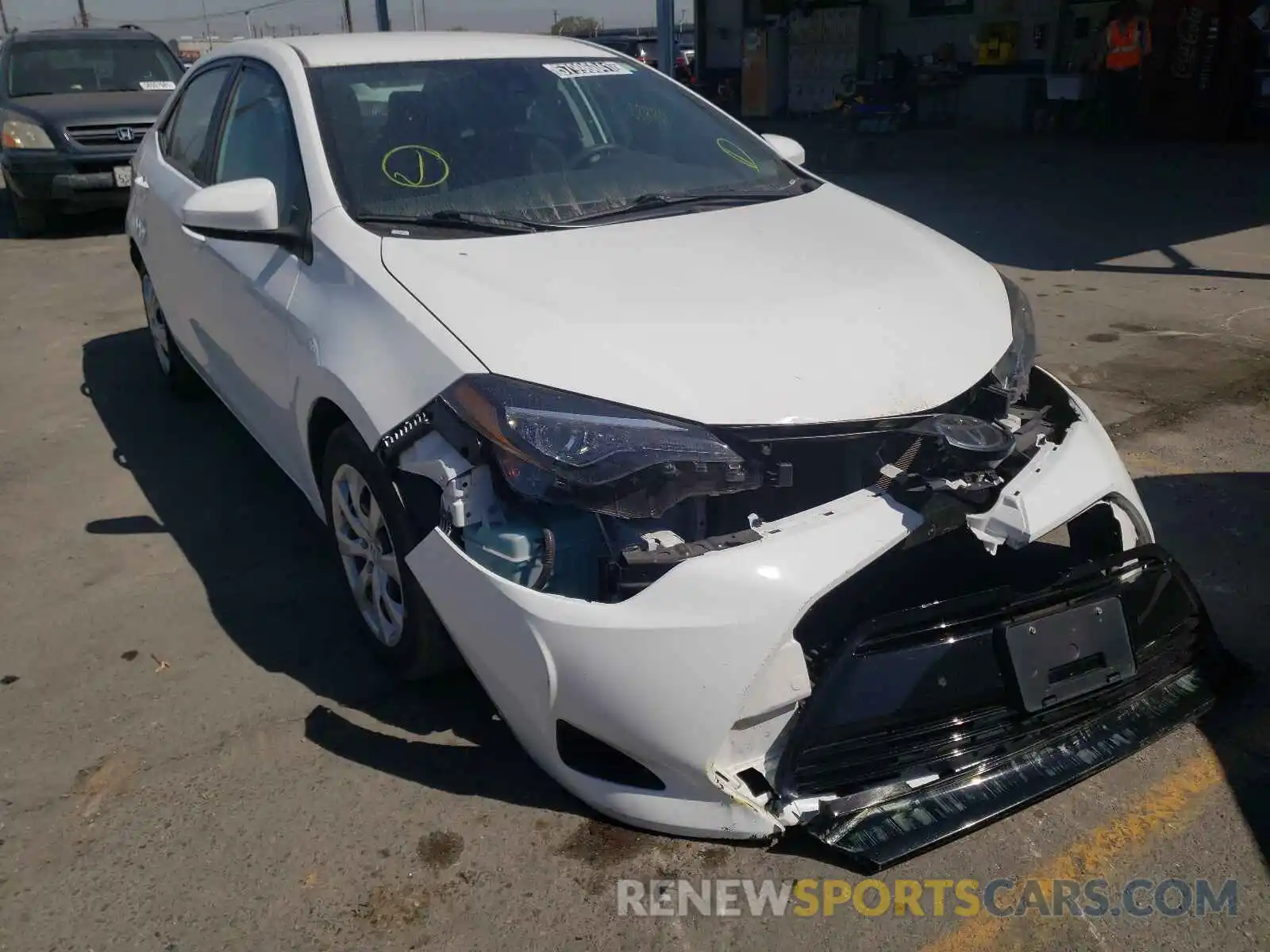 1 Photograph of a damaged car 2T1BURHEXKC224371 TOYOTA COROLLA 2019