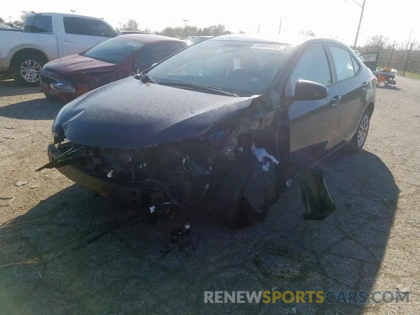 2 Photograph of a damaged car 2T1BURHEXKC224449 TOYOTA COROLLA 2019