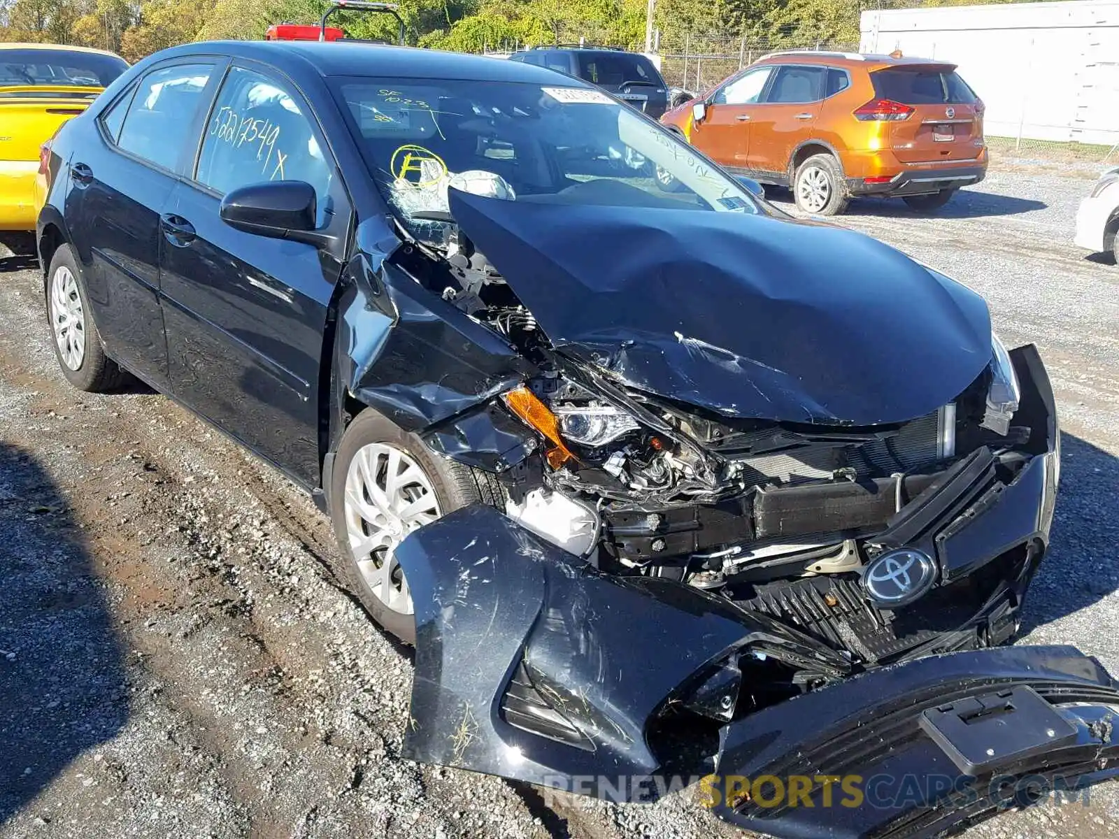 1 Photograph of a damaged car 2T1BURHEXKC224922 TOYOTA COROLLA 2019