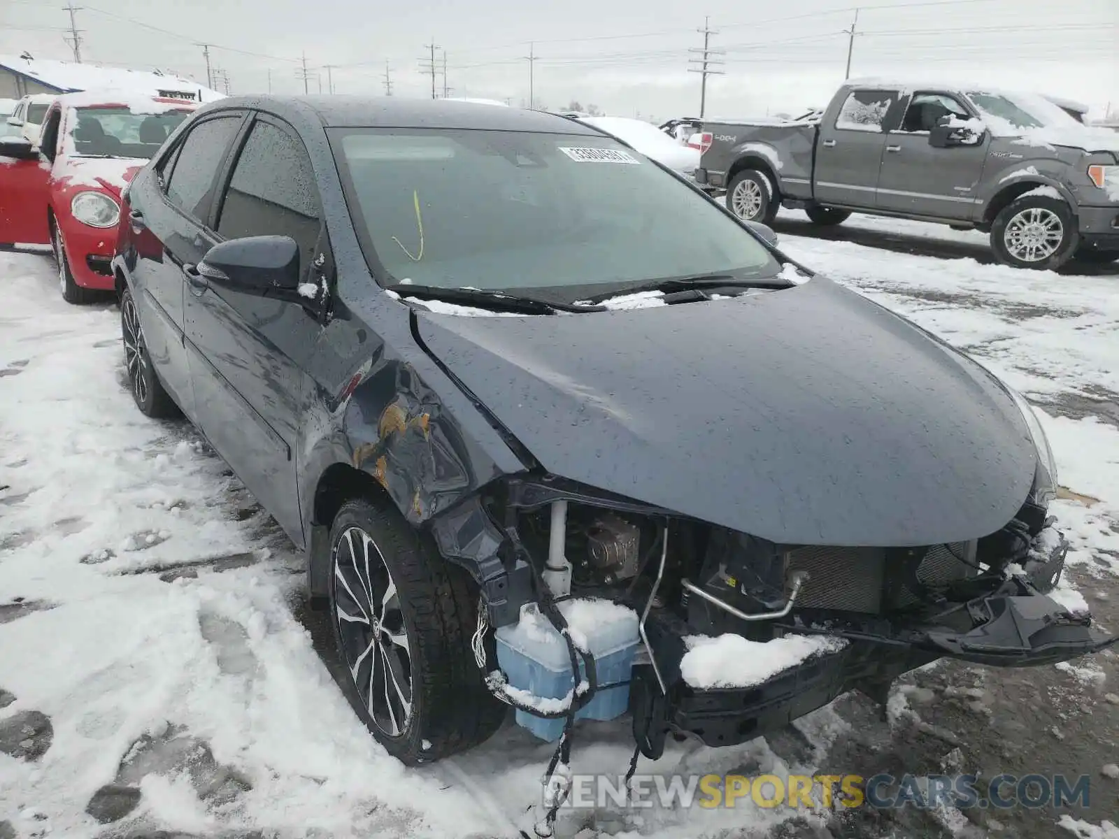 1 Photograph of a damaged car 2T1BURHEXKC225228 TOYOTA COROLLA 2019