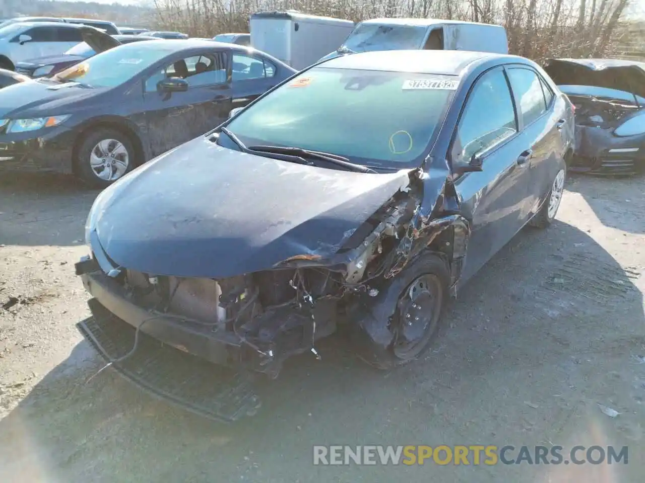 2 Photograph of a damaged car 2T1BURHEXKC225276 TOYOTA COROLLA 2019