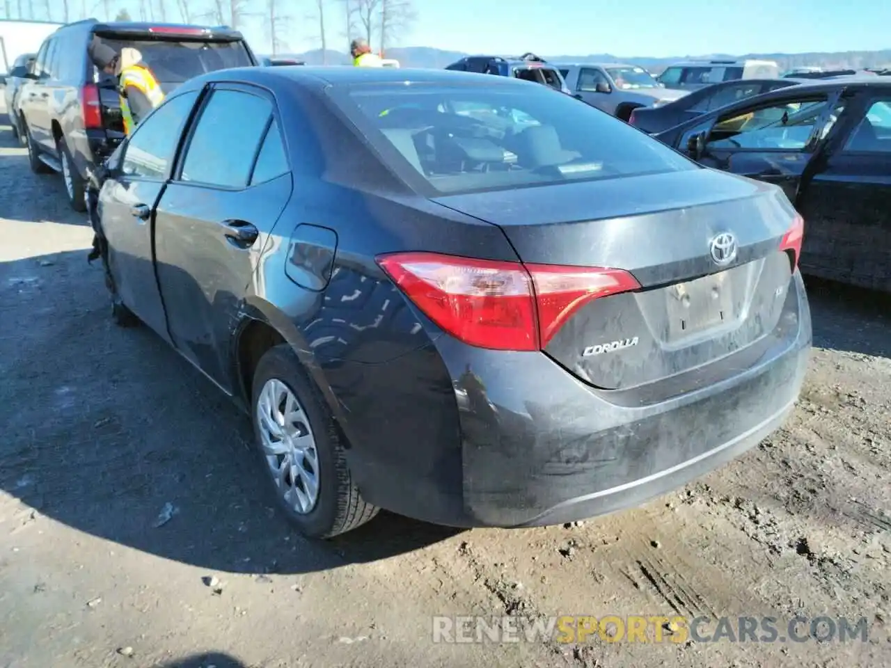 3 Photograph of a damaged car 2T1BURHEXKC225276 TOYOTA COROLLA 2019