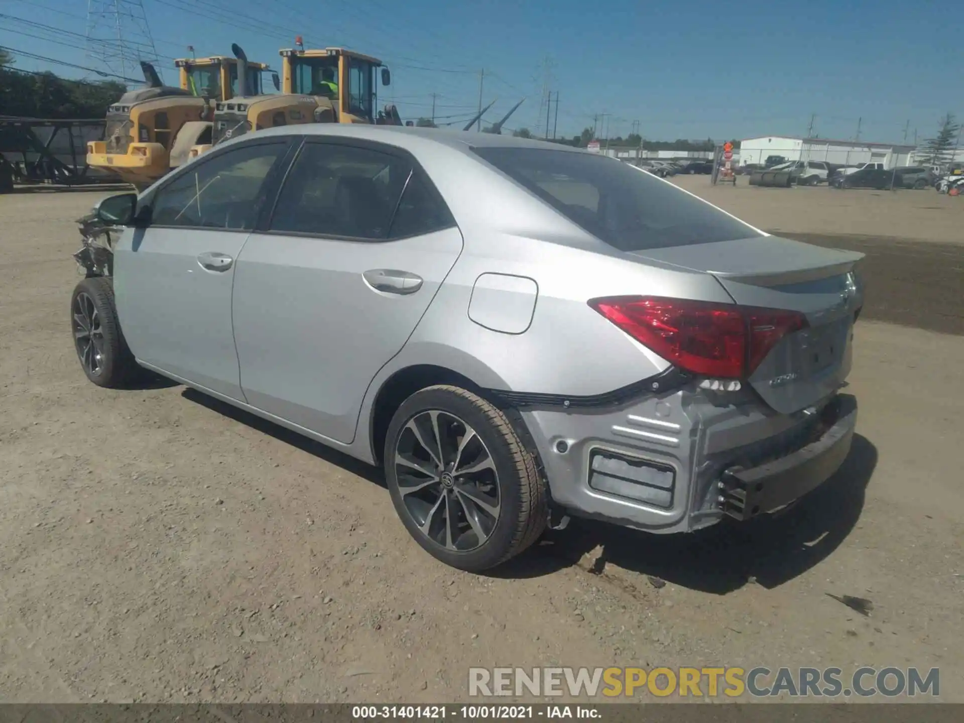 3 Photograph of a damaged car 2T1BURHEXKC225858 TOYOTA COROLLA 2019