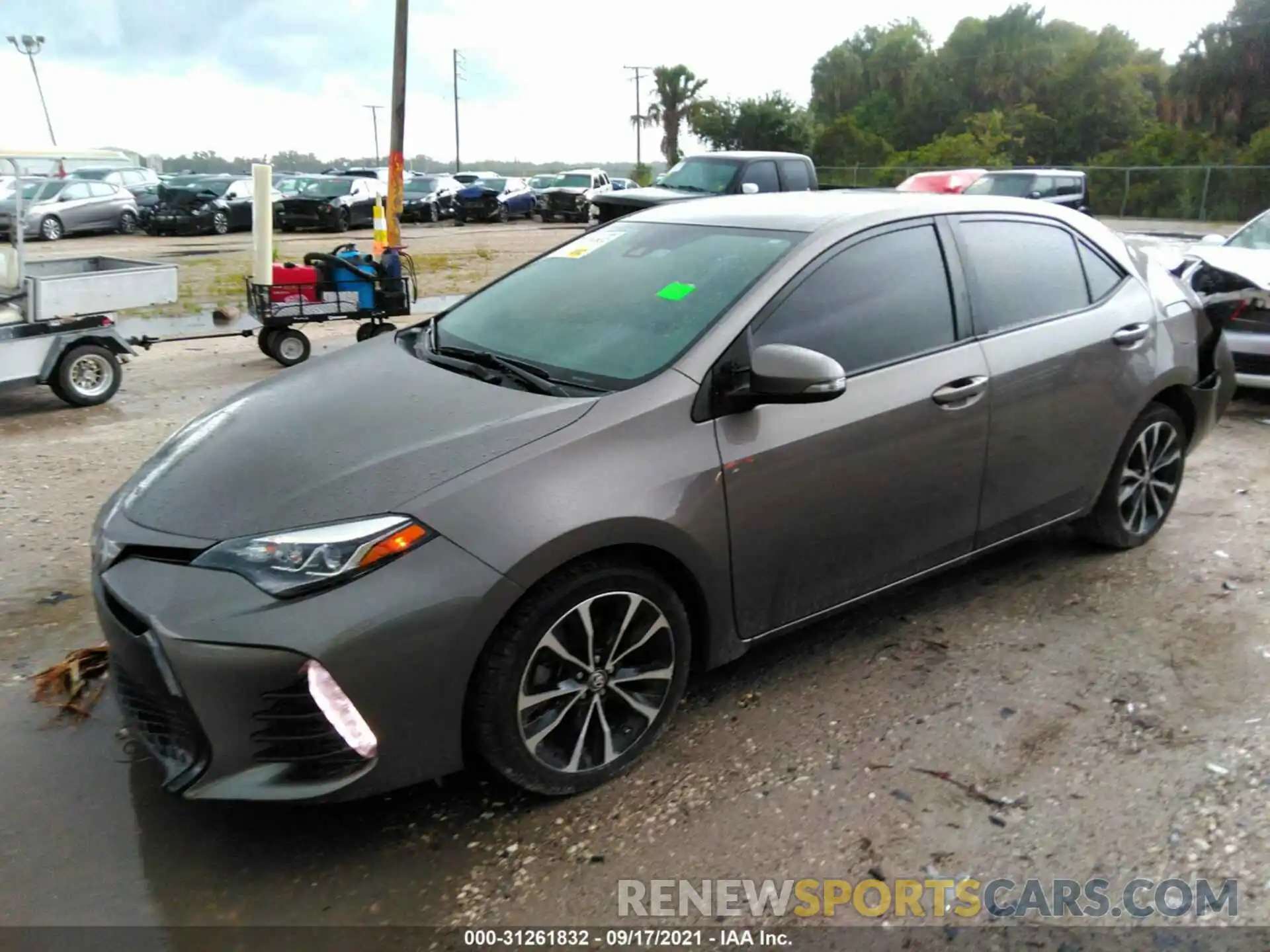 2 Photograph of a damaged car 2T1BURHEXKC226380 TOYOTA COROLLA 2019