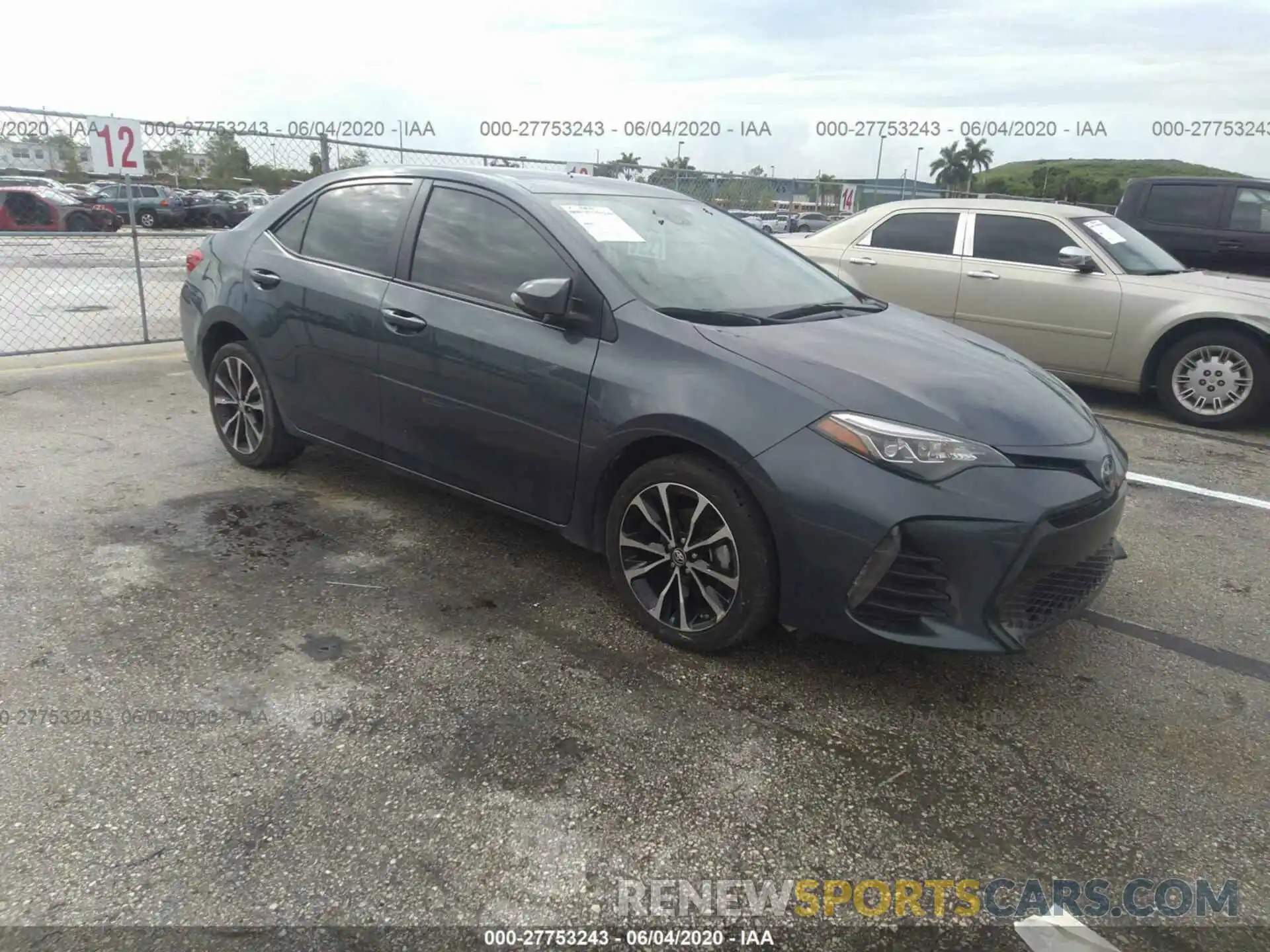 1 Photograph of a damaged car 2T1BURHEXKC226654 TOYOTA COROLLA 2019