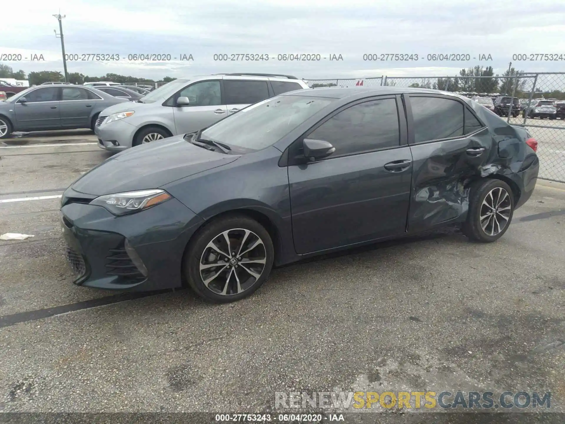 2 Photograph of a damaged car 2T1BURHEXKC226654 TOYOTA COROLLA 2019