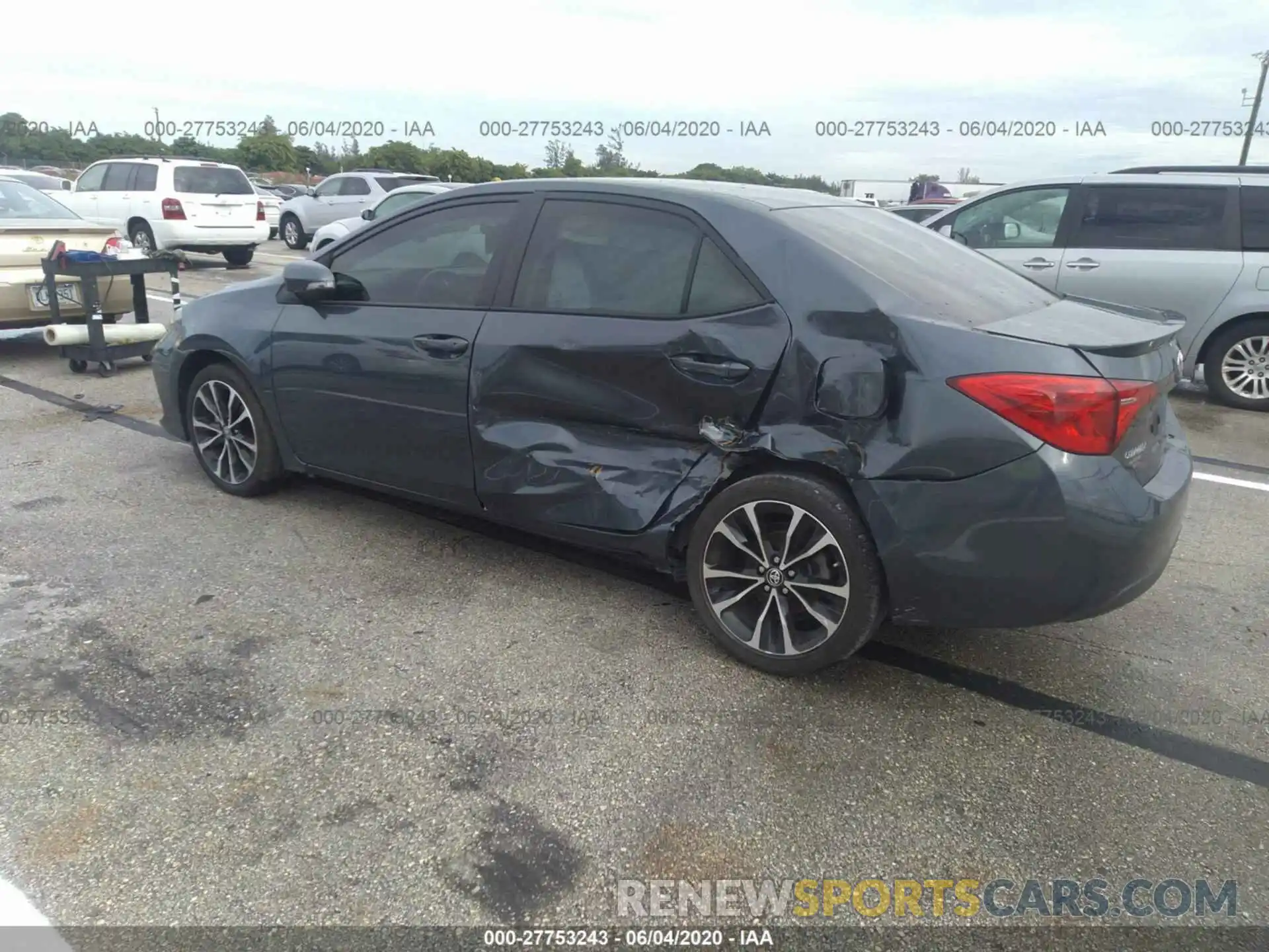 3 Photograph of a damaged car 2T1BURHEXKC226654 TOYOTA COROLLA 2019