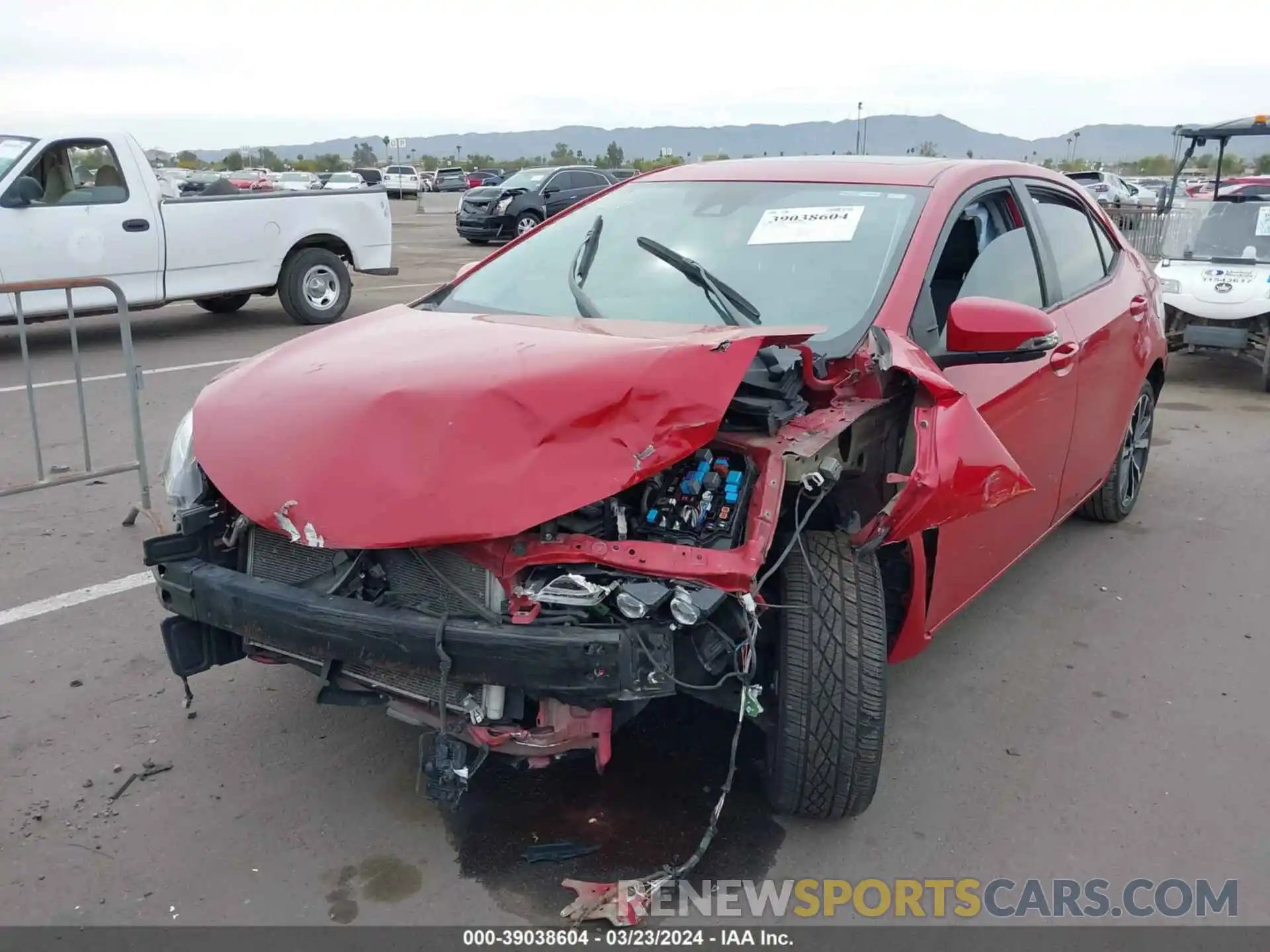 6 Photograph of a damaged car 2T1BURHEXKC226704 TOYOTA COROLLA 2019