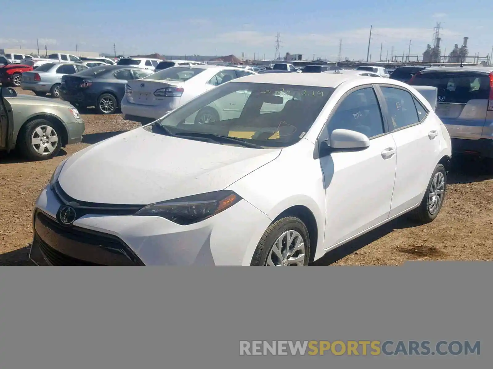 2 Photograph of a damaged car 2T1BURHEXKC226797 TOYOTA COROLLA 2019